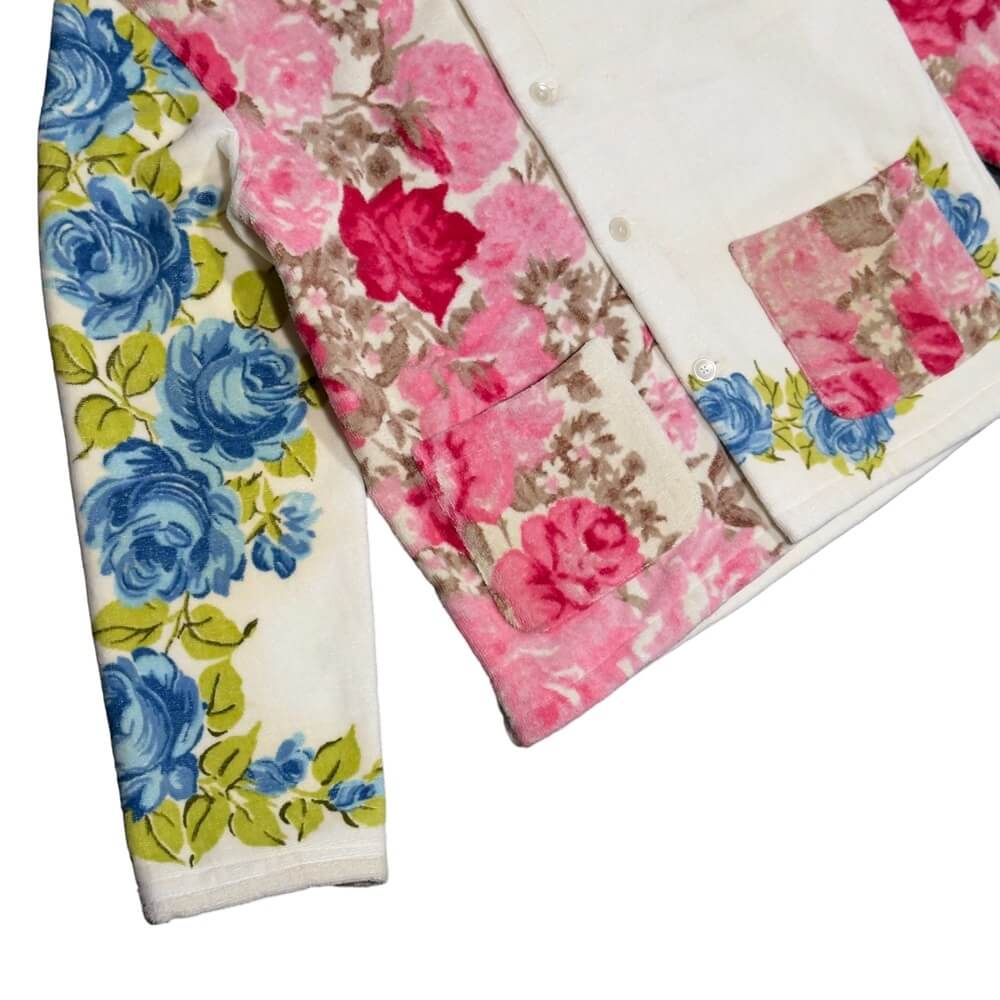 BODE 90s Vintage Duo Towel Jacket 'Rose Arrangement' 1/1 Archival