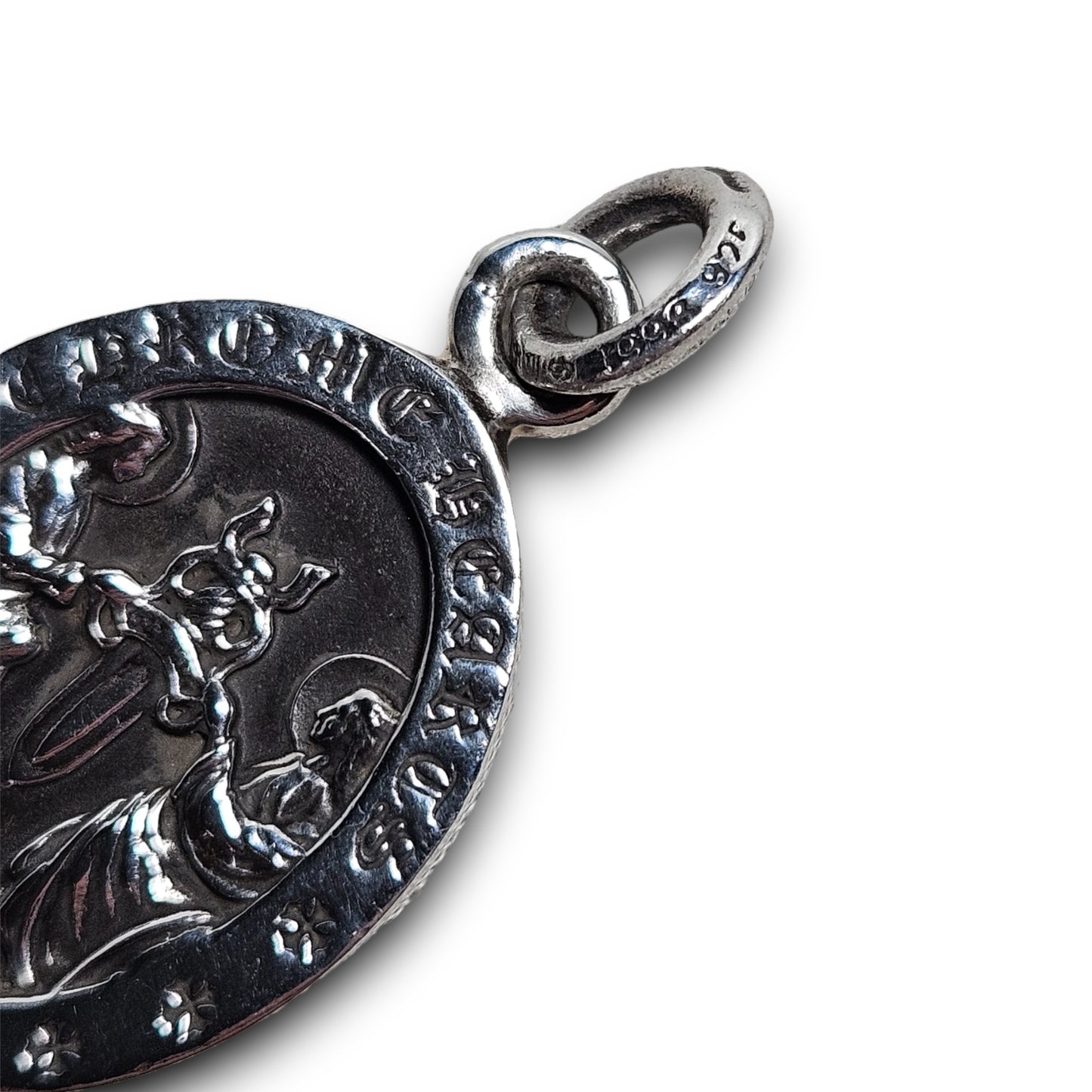 Chrome Hearts Angel Medallion Oval Pendant Archival
