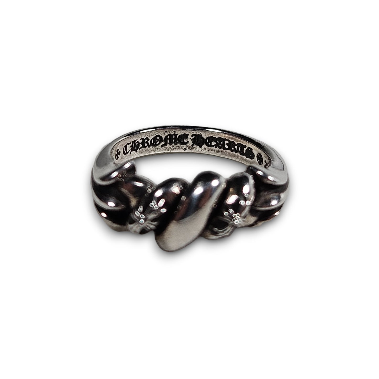 Chrome Hearts Tiny E Knot Ring (4) (6) Sourced and Verified