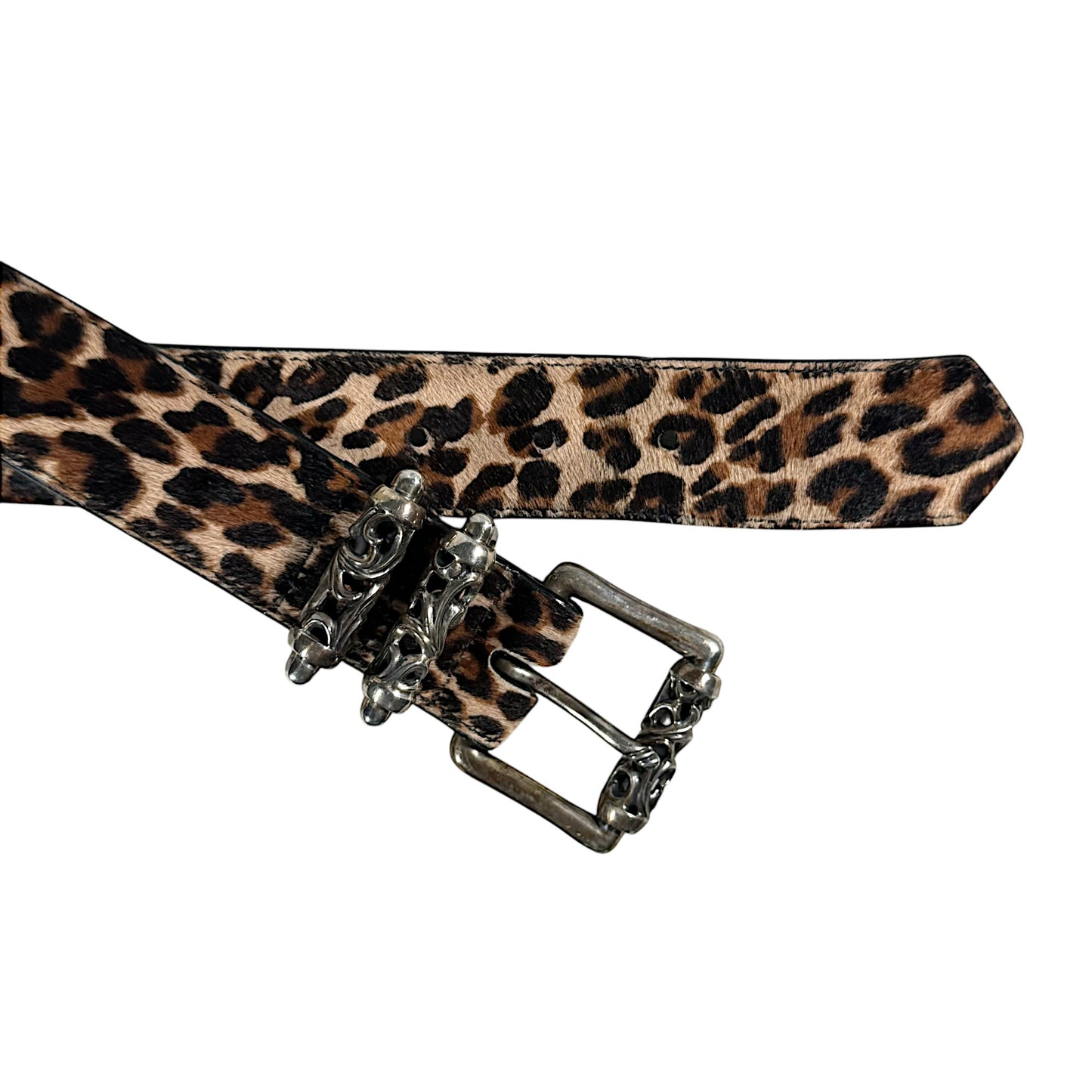 Cheetah Roller Belt Calf Hair