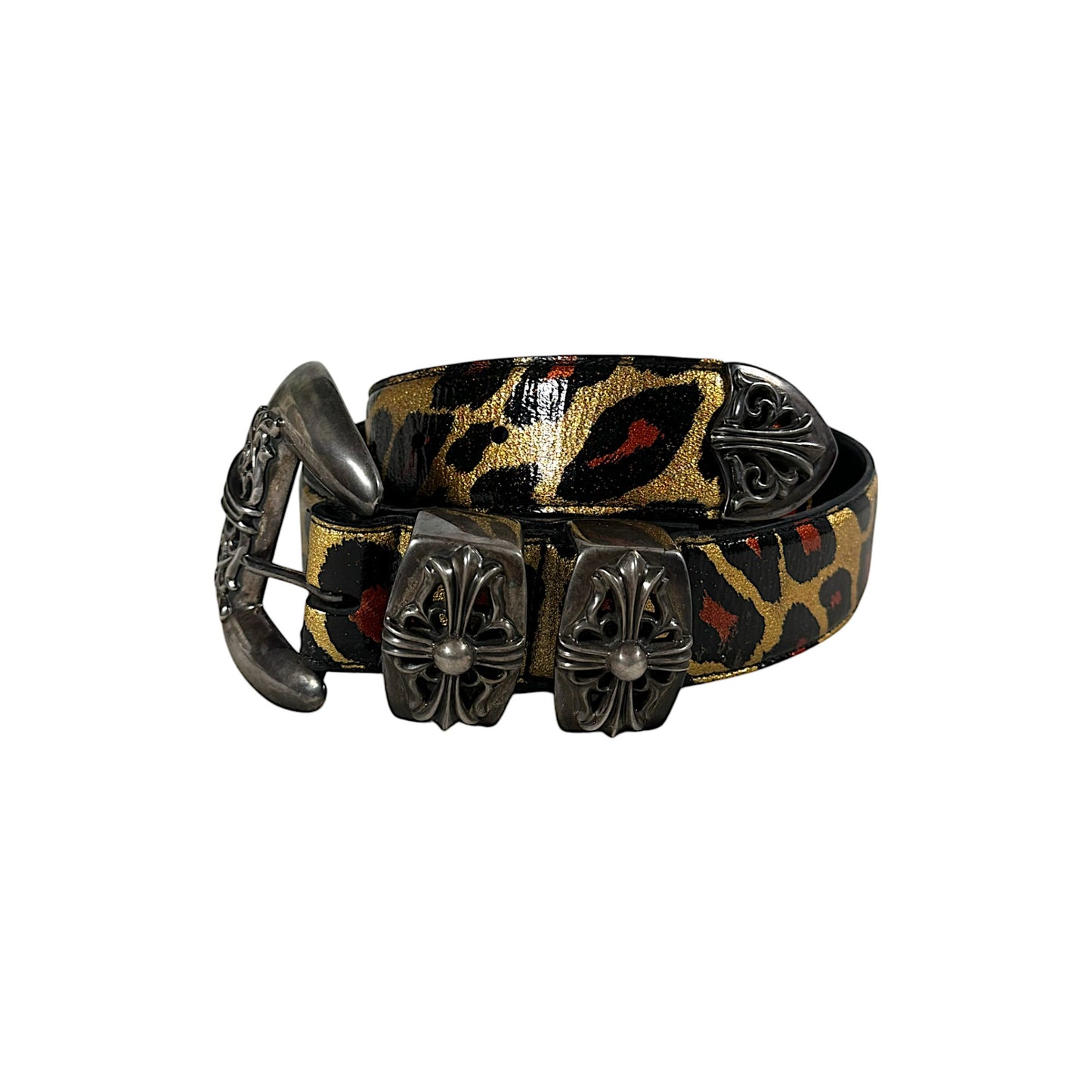 chrome hearts cross belt