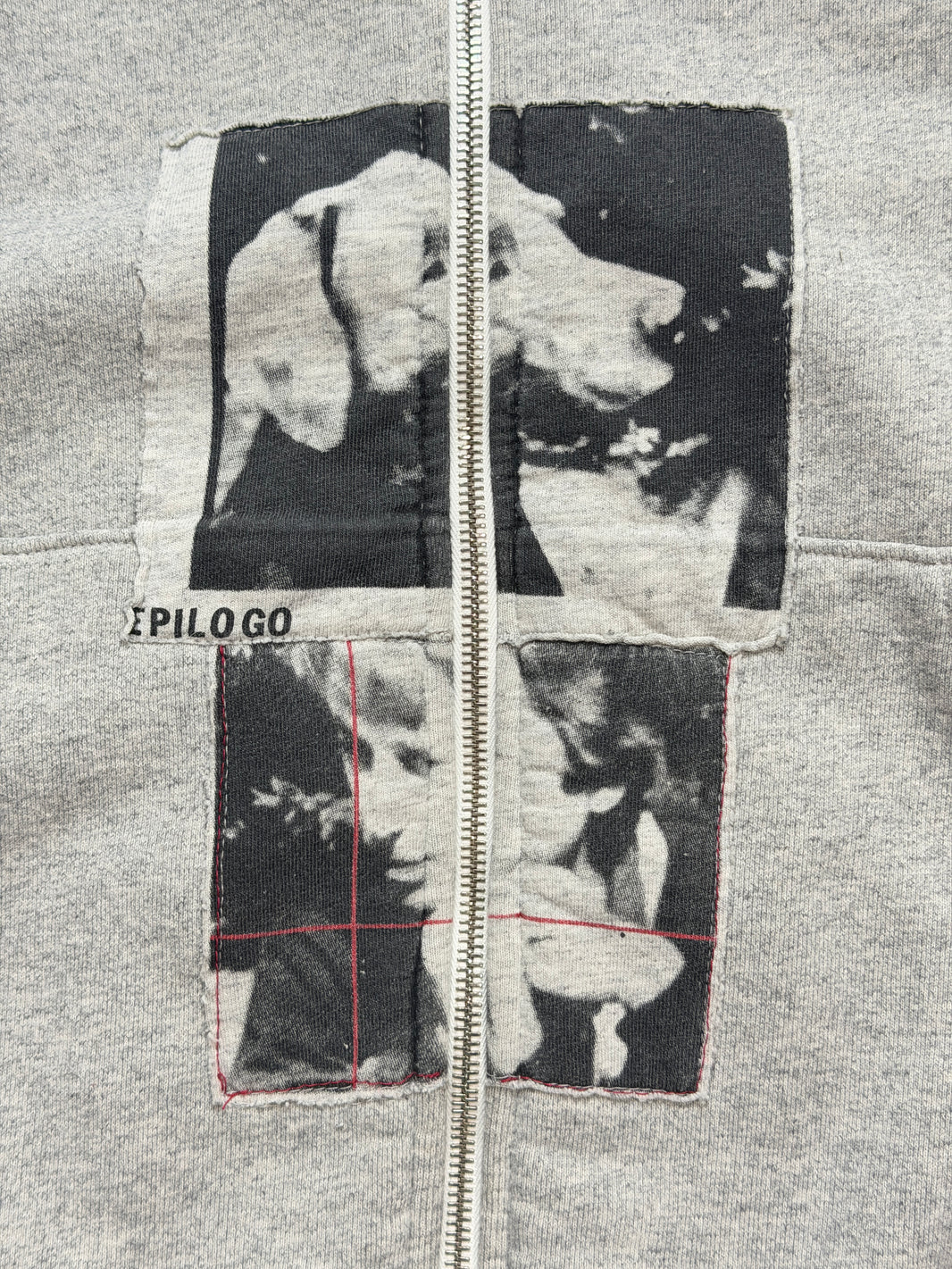 2026 Exclusive Appliqué Assemblage Patch Zip Hoodie