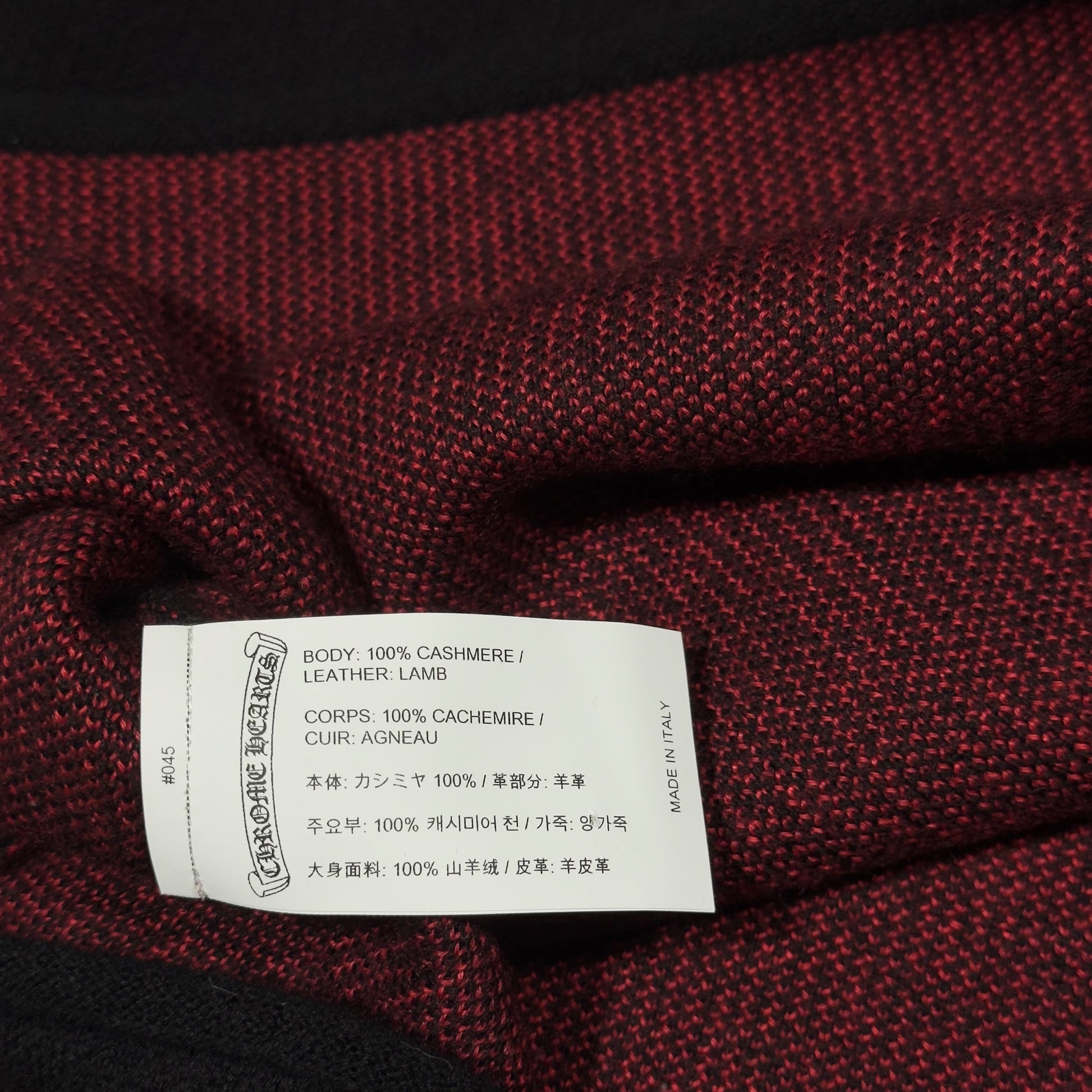 chrome hearts cashmere sweater