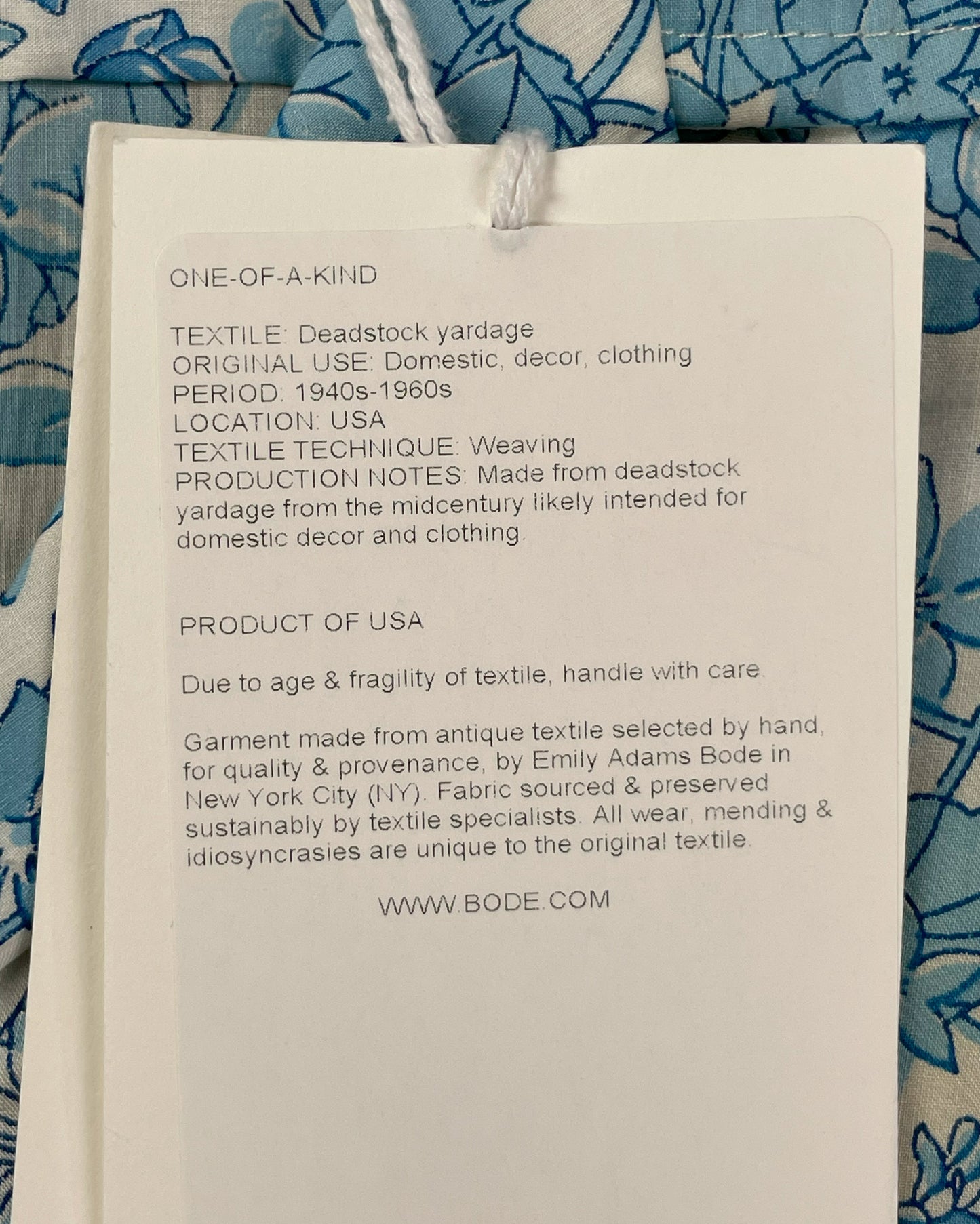 50s Vintage 'Frosted Flower' Shirt 1/1