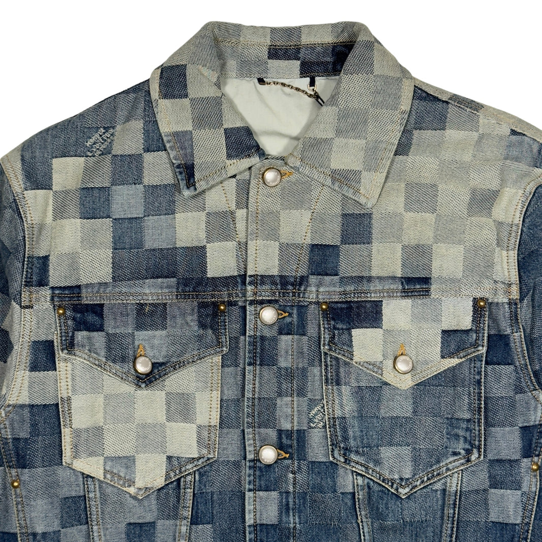 Louis Vuitton Chic Damier Denim Jacket Pharrell Williams LV Verified YP Collective