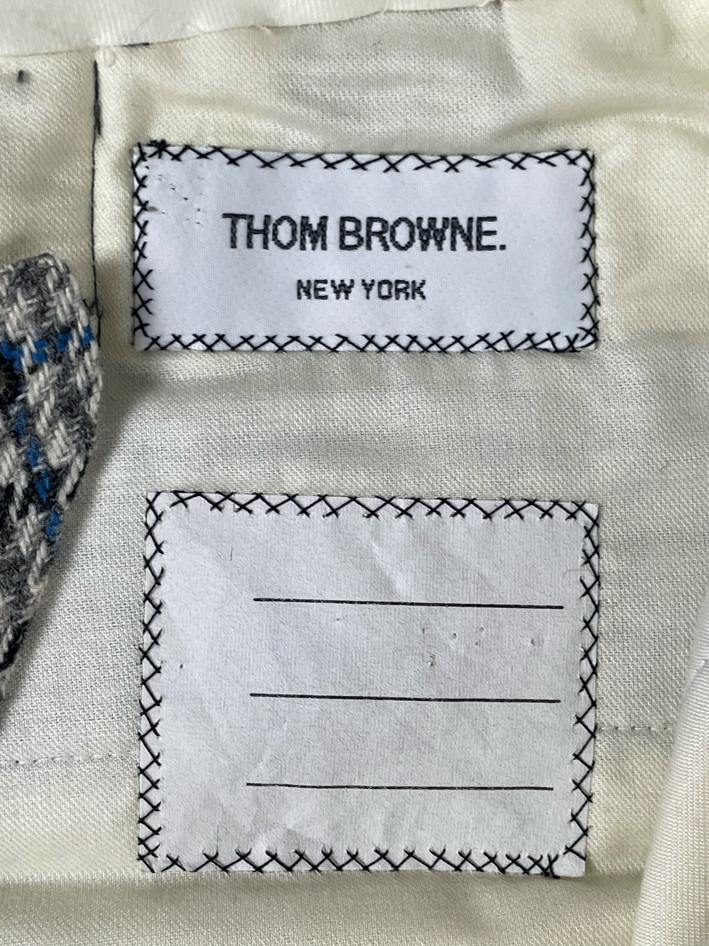 Thom Browne New York archive houndstooth wool trousers