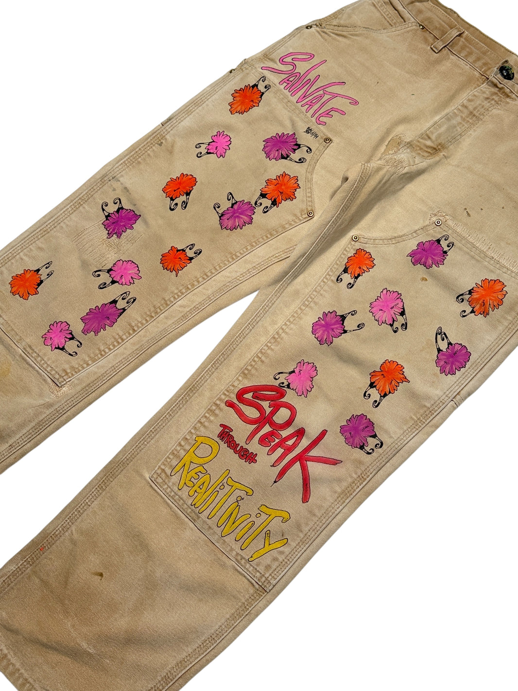 Matty Boy Hand Painted Vintage Carhartt Carpenter Double Knee