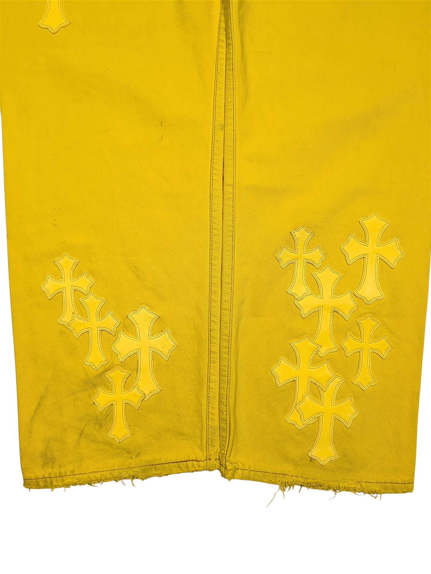 Yellow Vegas Exclusive Cross Patch Vintage Levi's Jeans