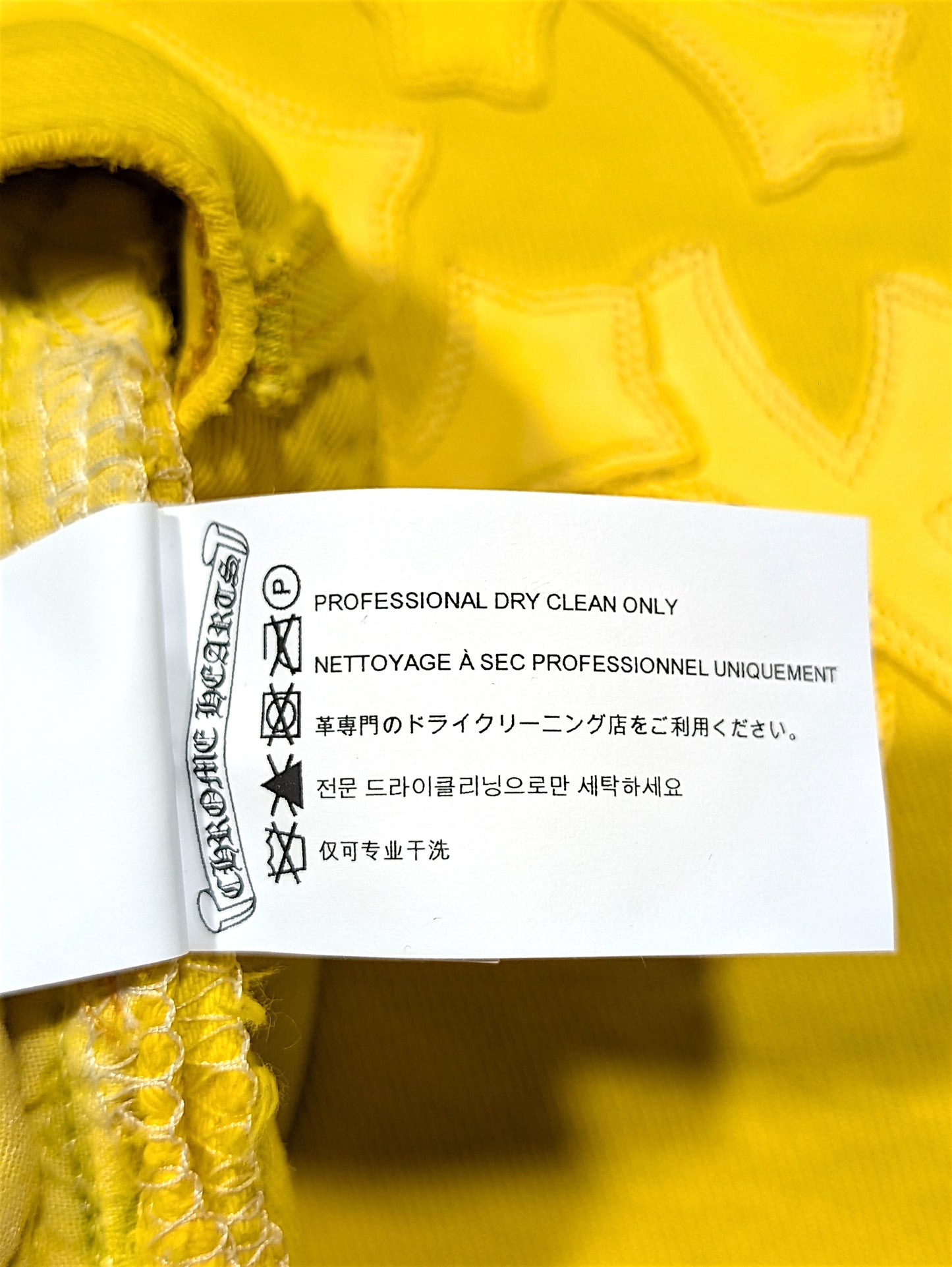 Yellow Vegas Exclusive Cross Patch Vintage Levi's Jeans