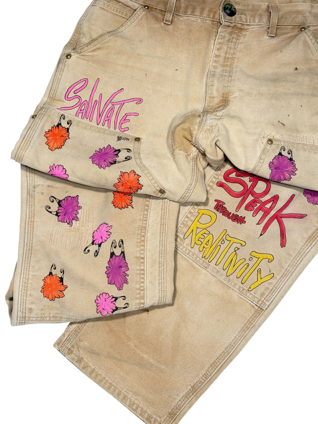 Matty Boy Hand Painted Vintage Carhartt Carpenter Double Knee