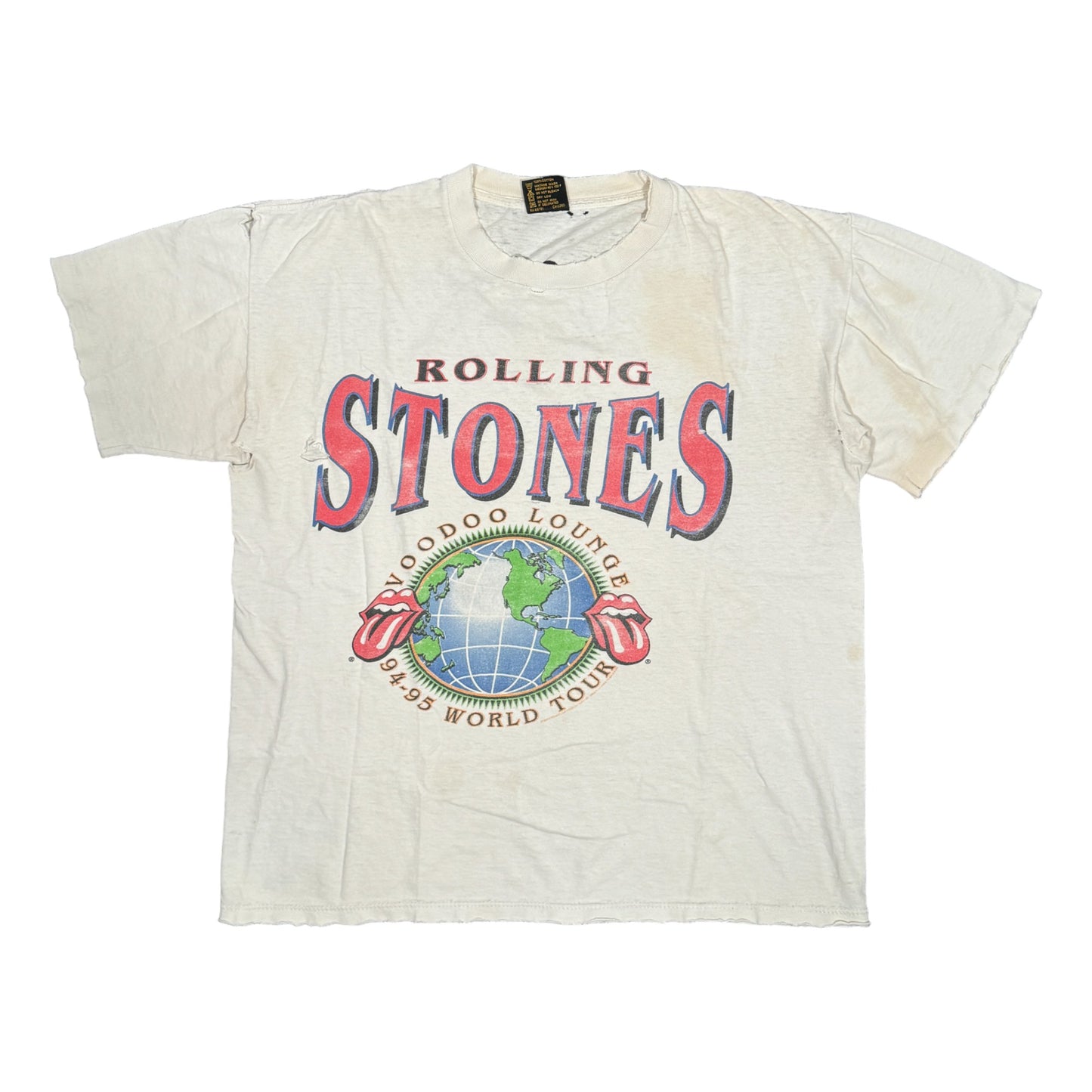 Rolling Stones 1994 Voodoo Lounge World Tour Band T-Shirt