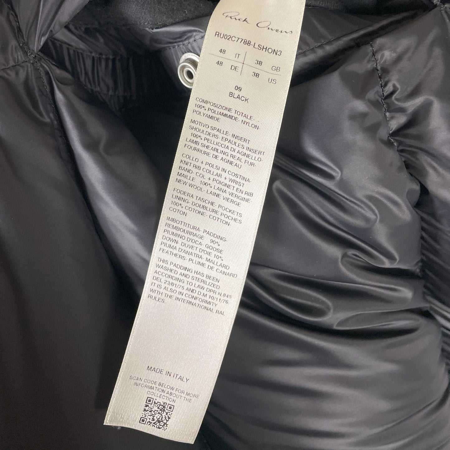 Lamb Shearling Flight Jacket - Black Butter