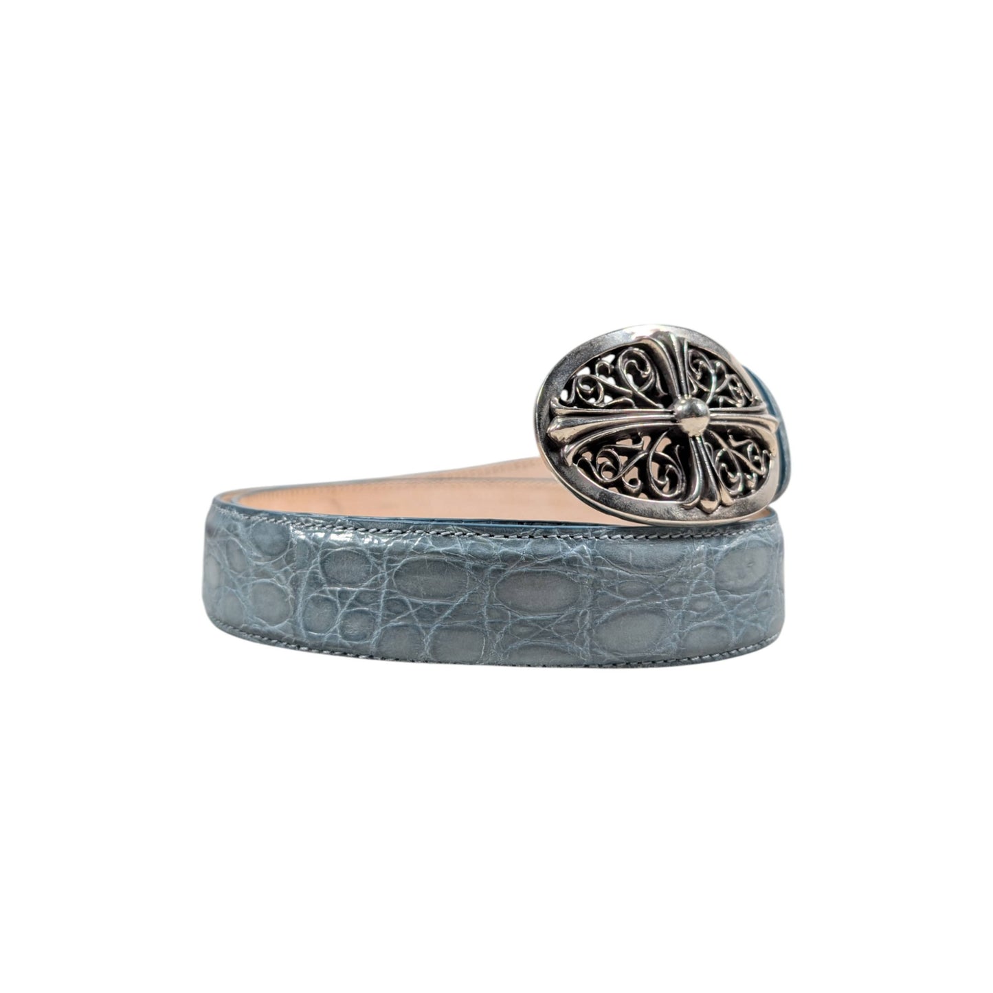 crocodile leather belt
