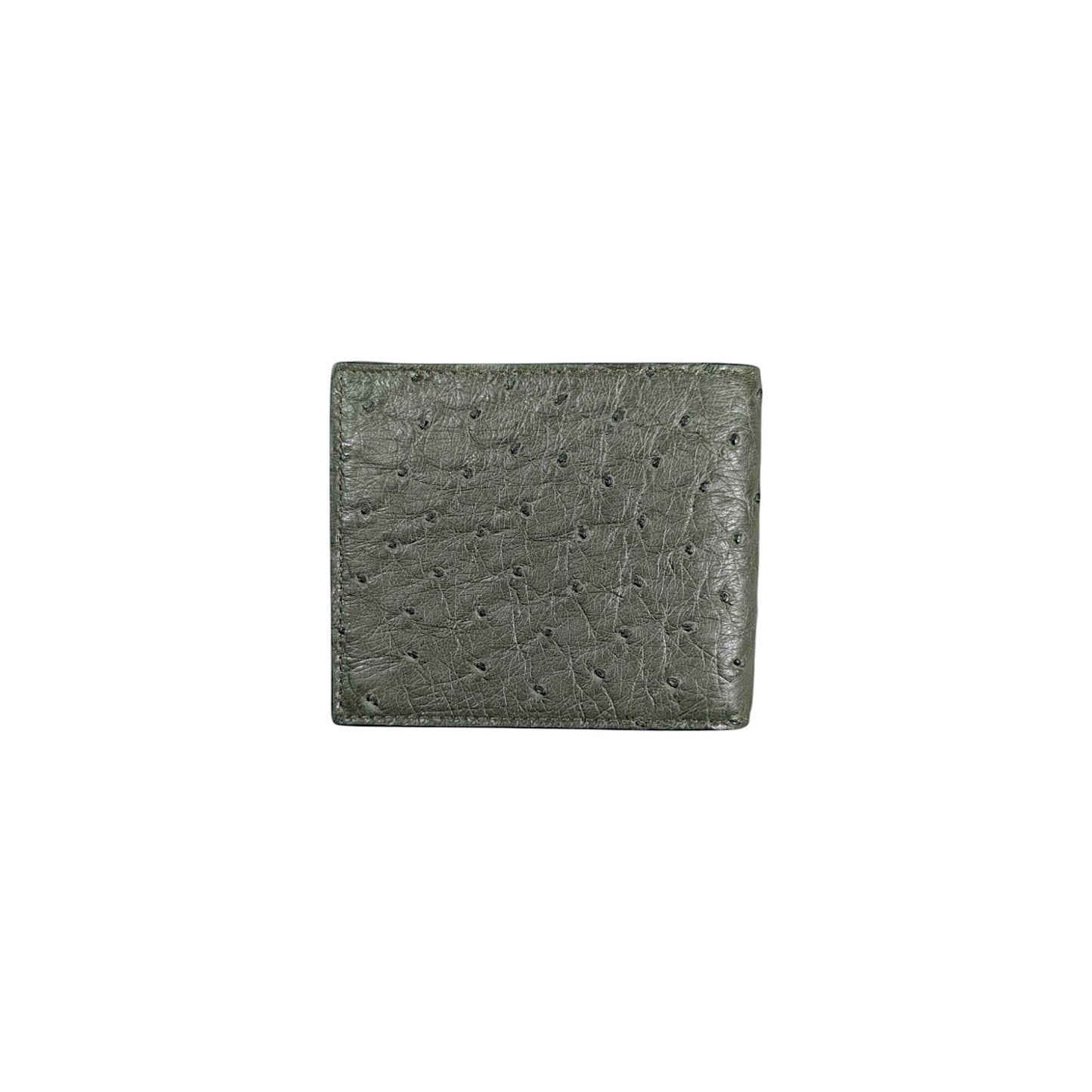 ostrich skin wallet