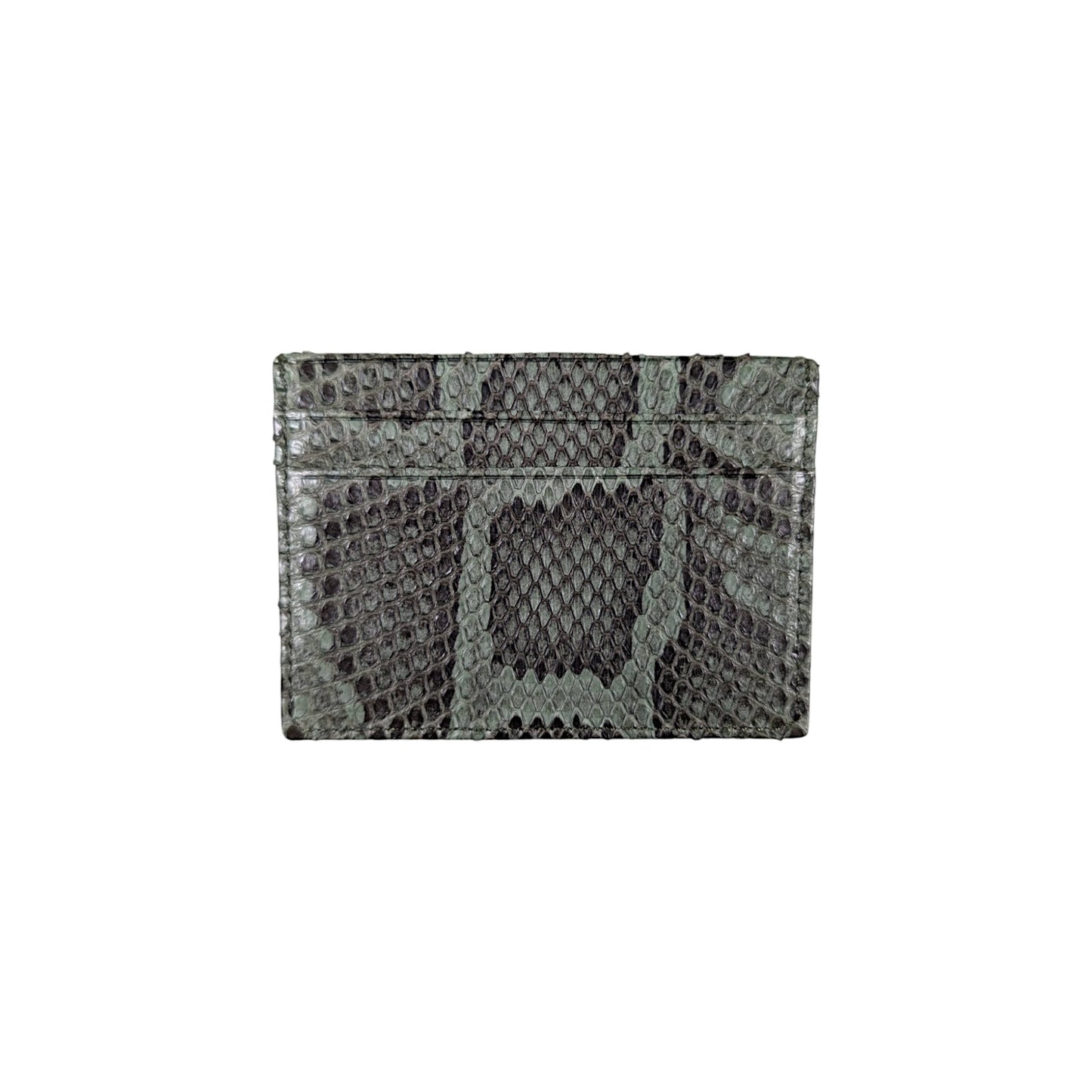 amal snakeskin card holder