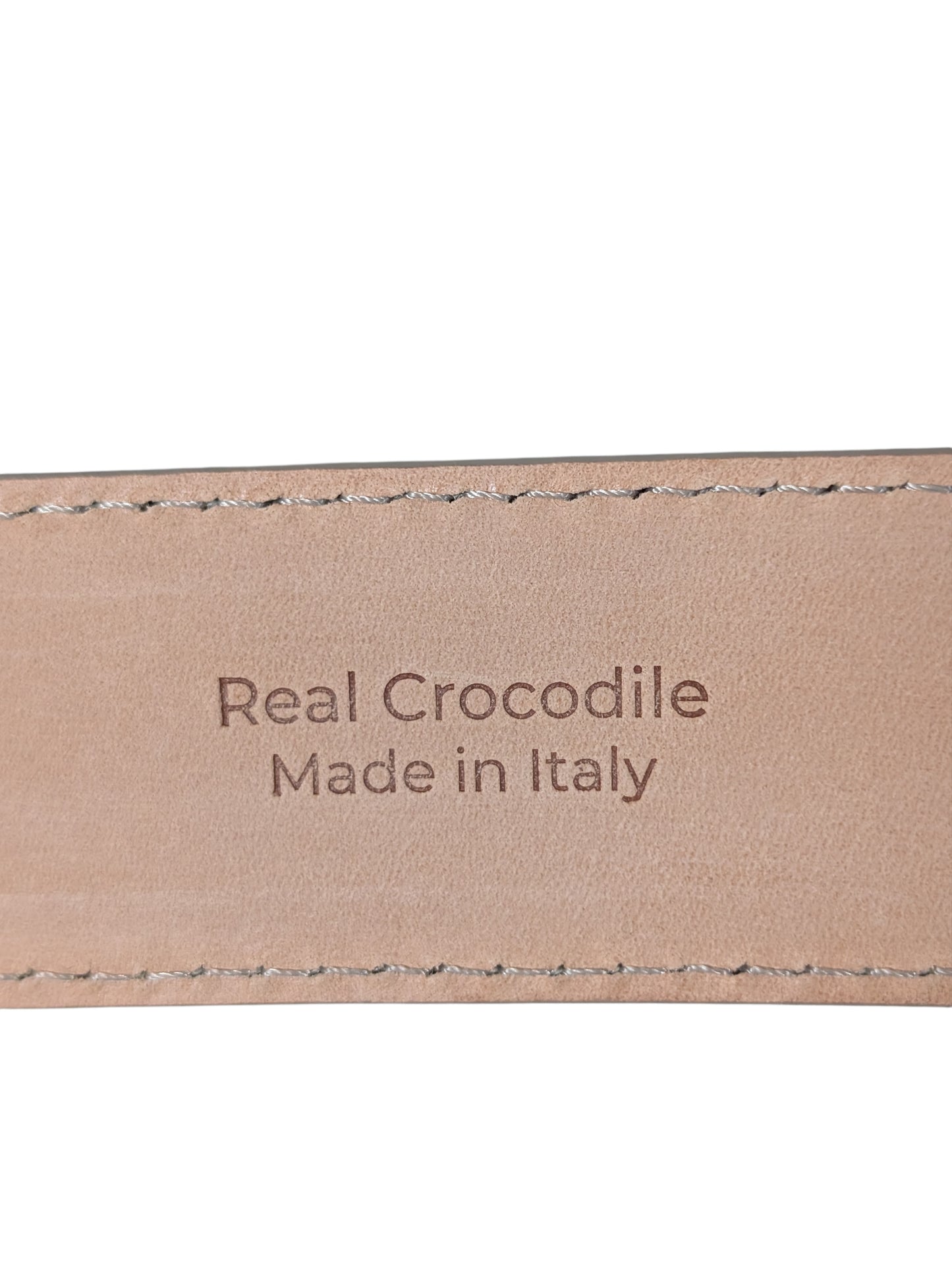 Himalayan Crocodile Leather Belt - Buckle System