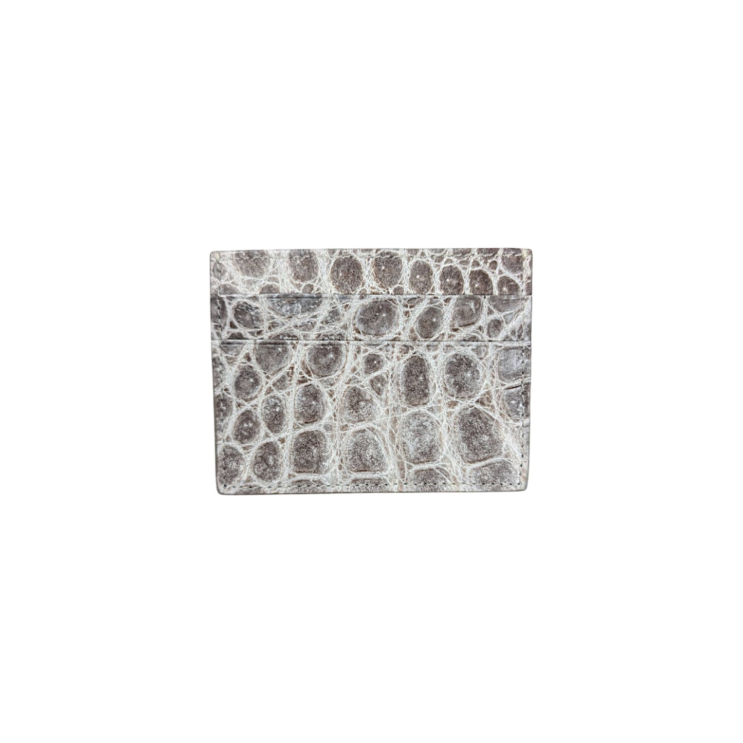Himalayan crocodile leather cardholder
