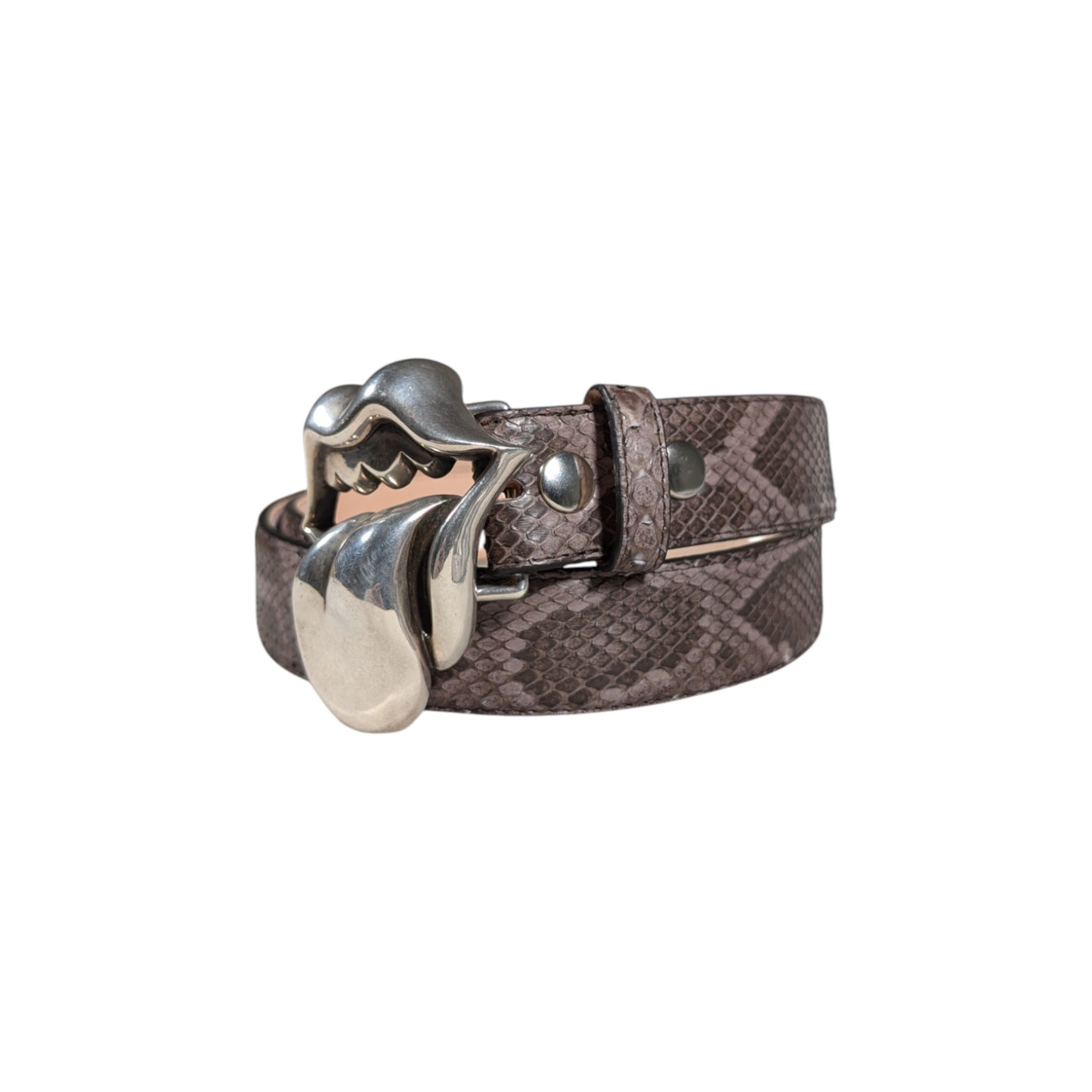 python skin belt