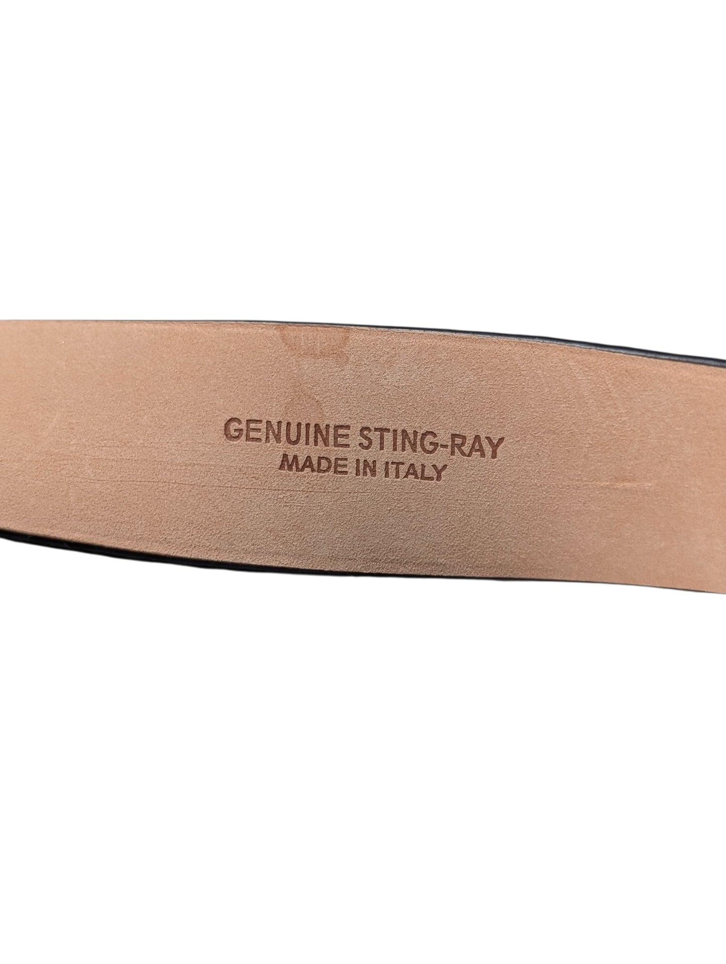 Exotic Caviar Stingray Leather Belt Strap