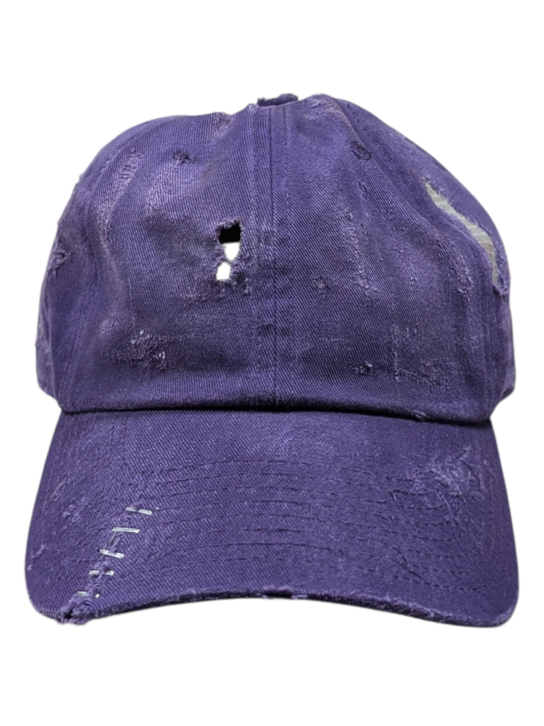 Apartment 1007 Repaired Purple Baseball Cap #105 Sterling Silver Hardware