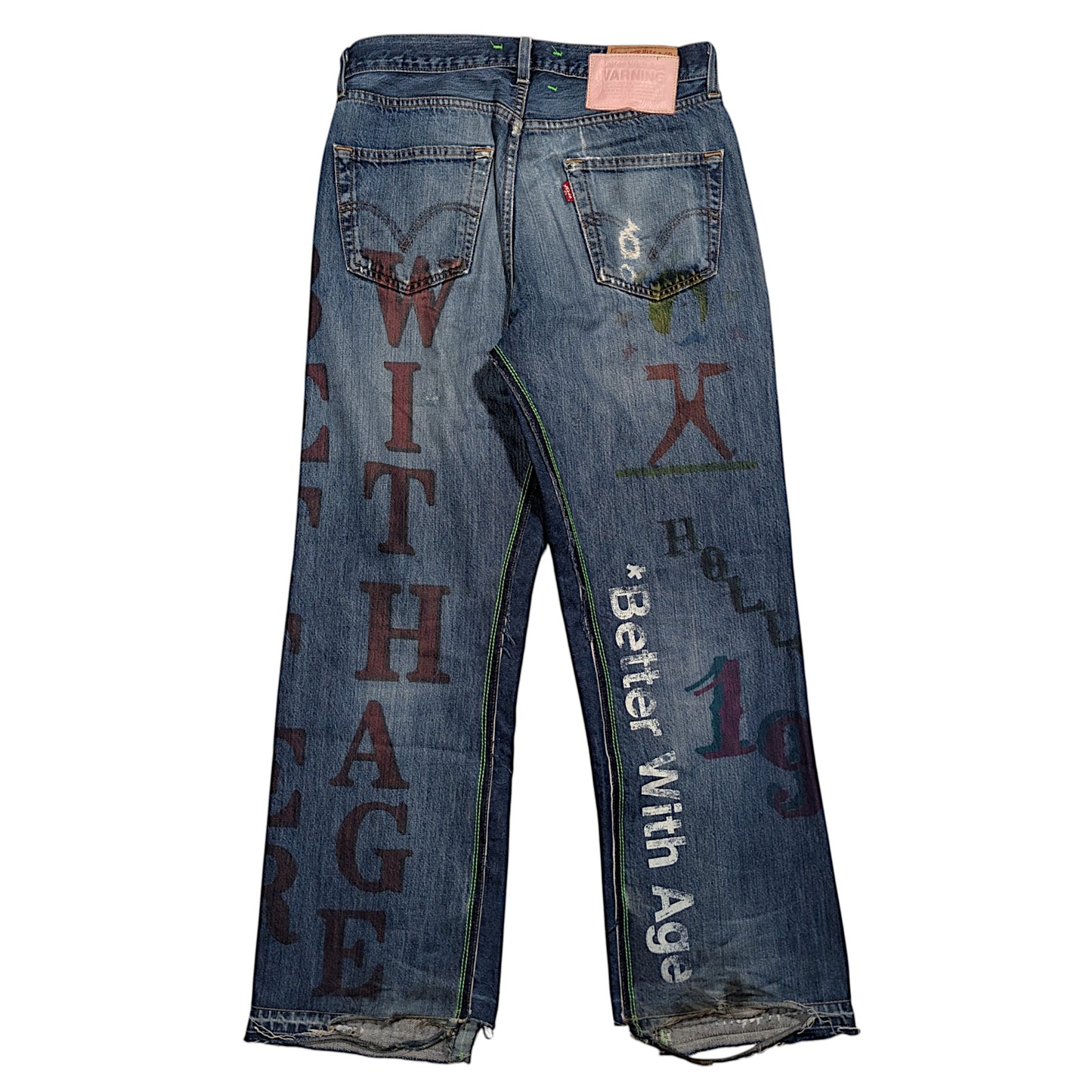 Harrison Double-Wide Artwork Graffiti Vintage Levi's Jeans