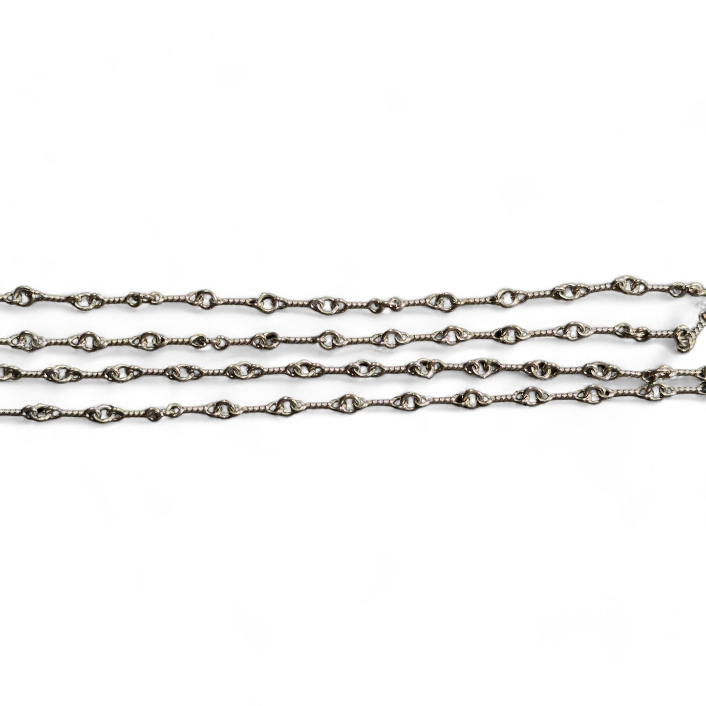 Chrome Hearts Twist Chain 18k White Gold Authenticated Designer