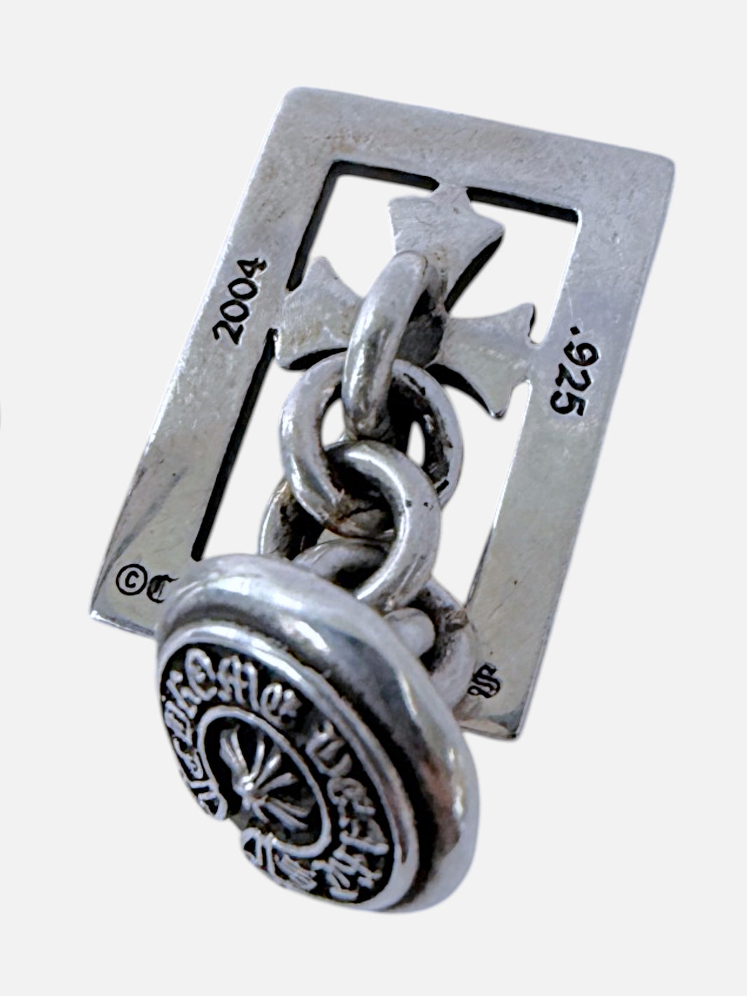 Horseshoe Logo Toggle Chrome Hearts Cross Frame Cufflinks