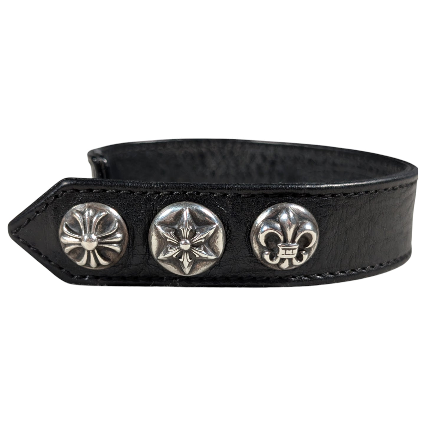 chrome hearts leather bracelet
