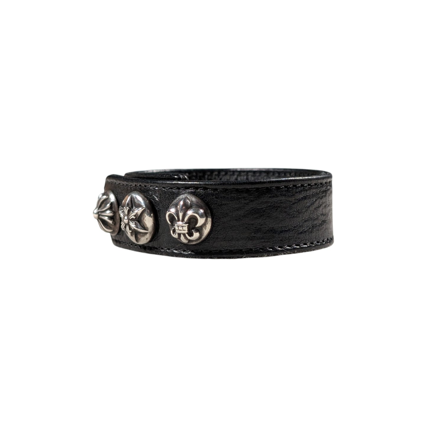 chrome hearts leather bracelet