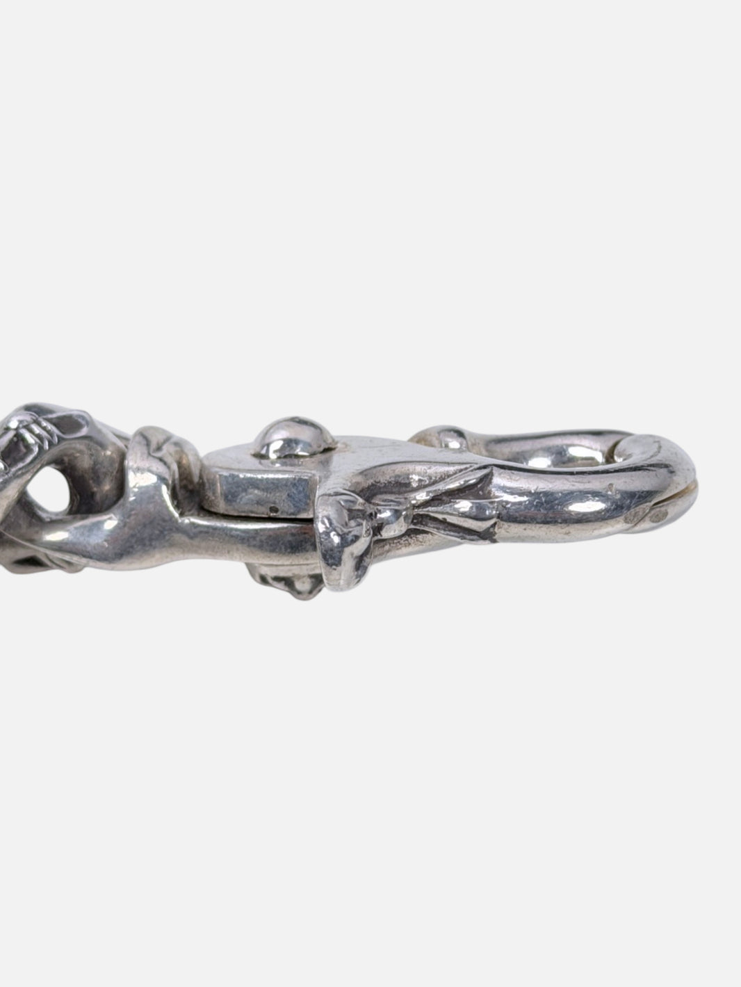 Chrome Hearts BS Fleur Vine Heart Wallet Chain .925 Silver