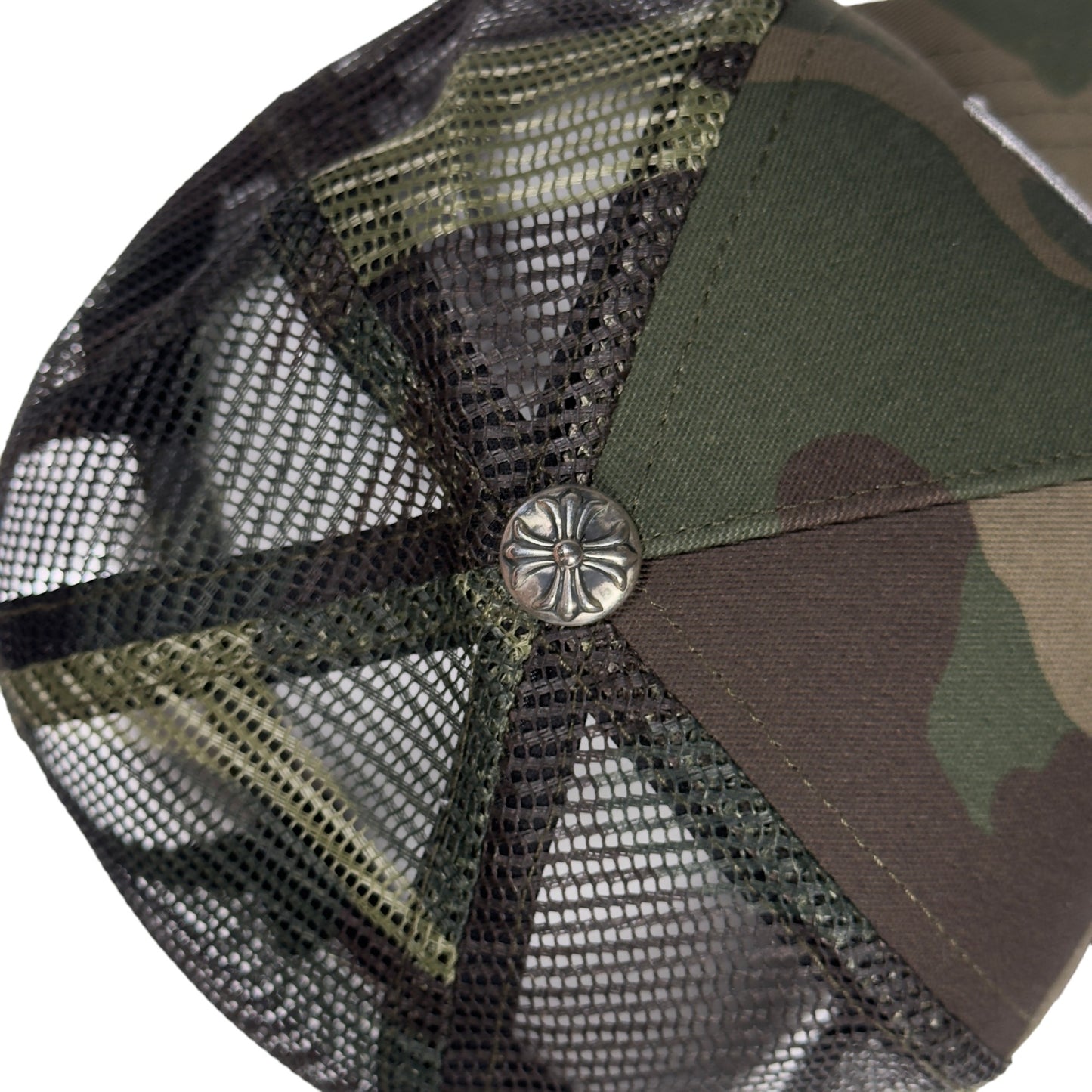 Chrome Hearts Green Camo Trucker Hat Archival