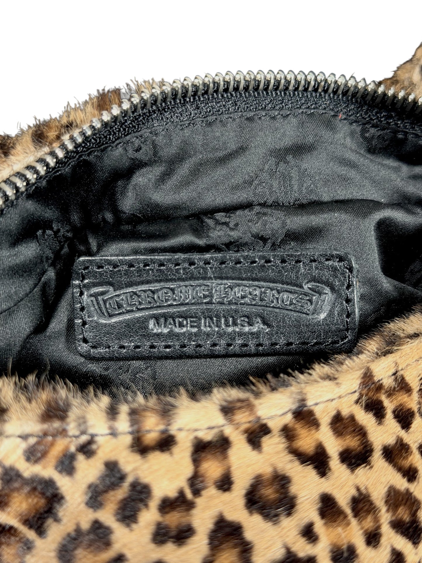 Red Cross Patch Cheetah Nip & Tuck Handbag