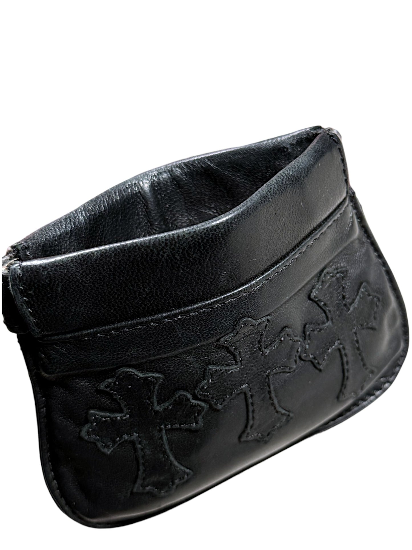 Chrome Hearts Cross Patch Coin Pouch Wallet Snap Back Verified YP Collective