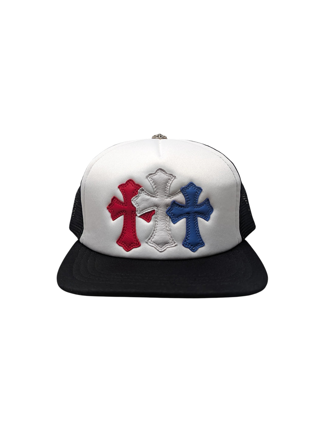 Triple Cross Patch Trucker Hat