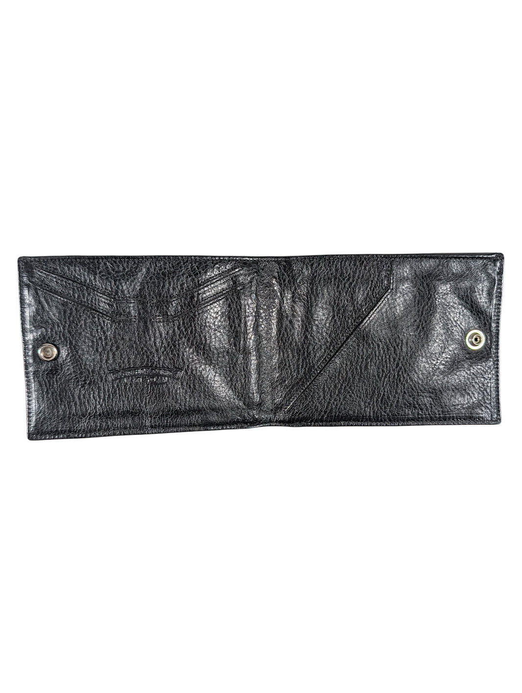 Chrome Hearts Fleur Knee Bifold Snap Wallet Archival