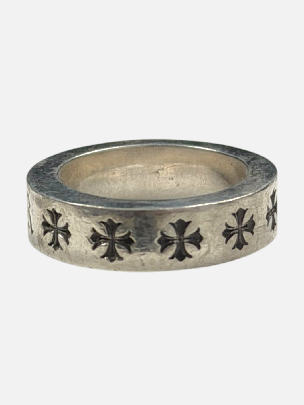 Stacking Ring Chrome Hearts CH Forever Script .925 Silver