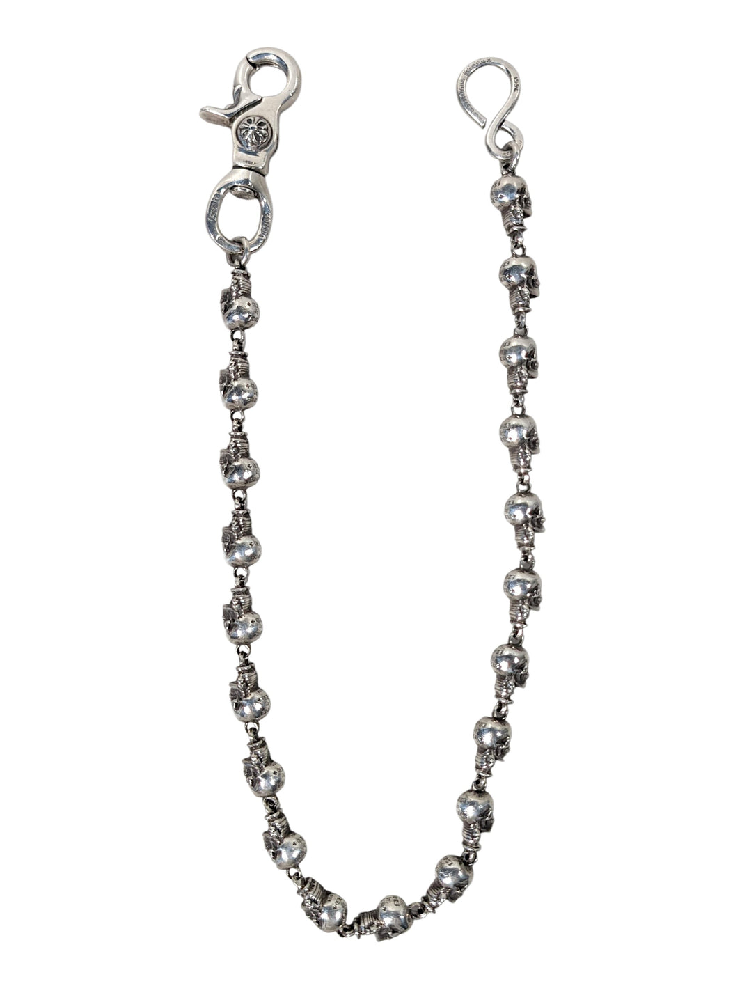 Foti Delphino Skull Wallet Chain Long