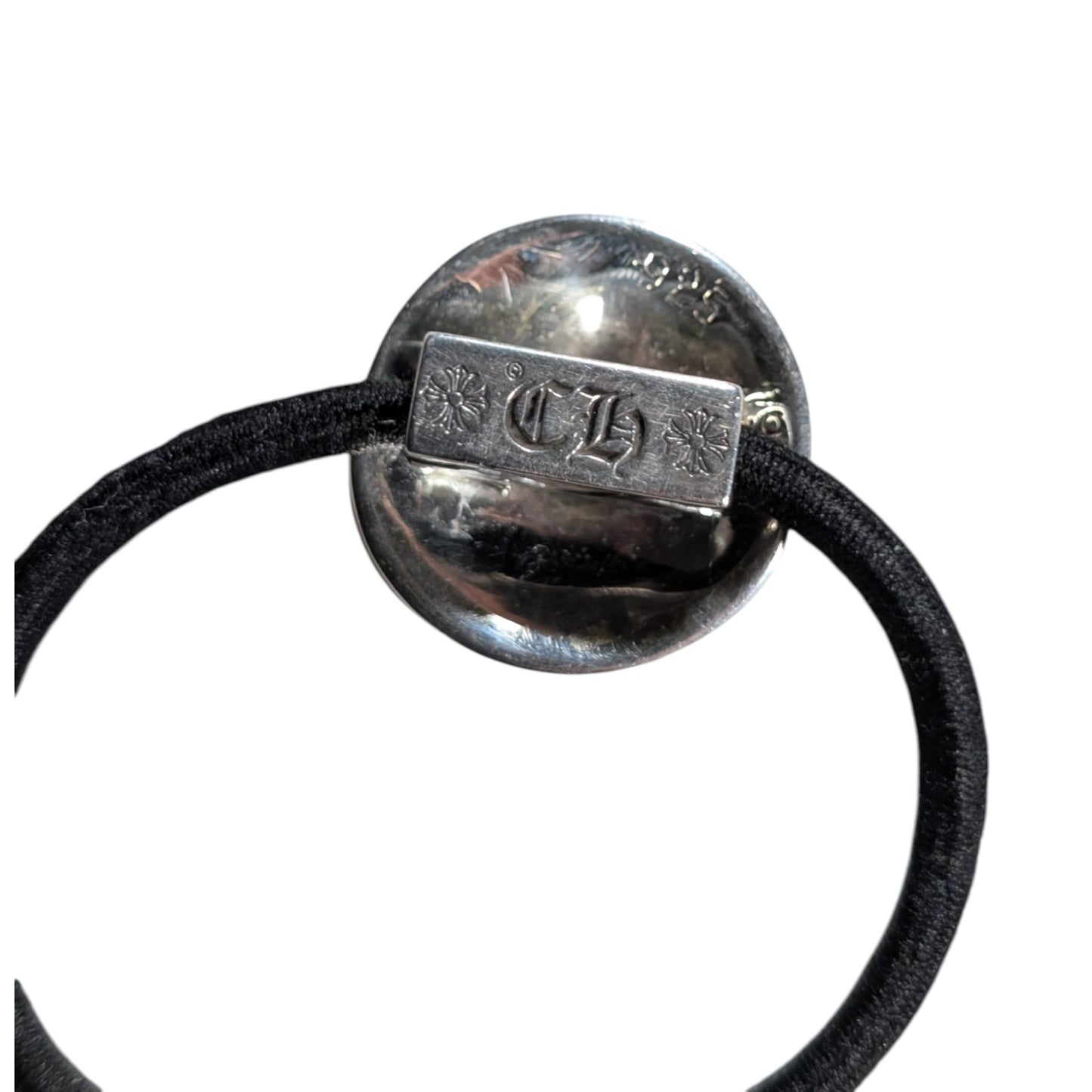 .925 Silver Fleur De Lis Hair Tie / Bracelet