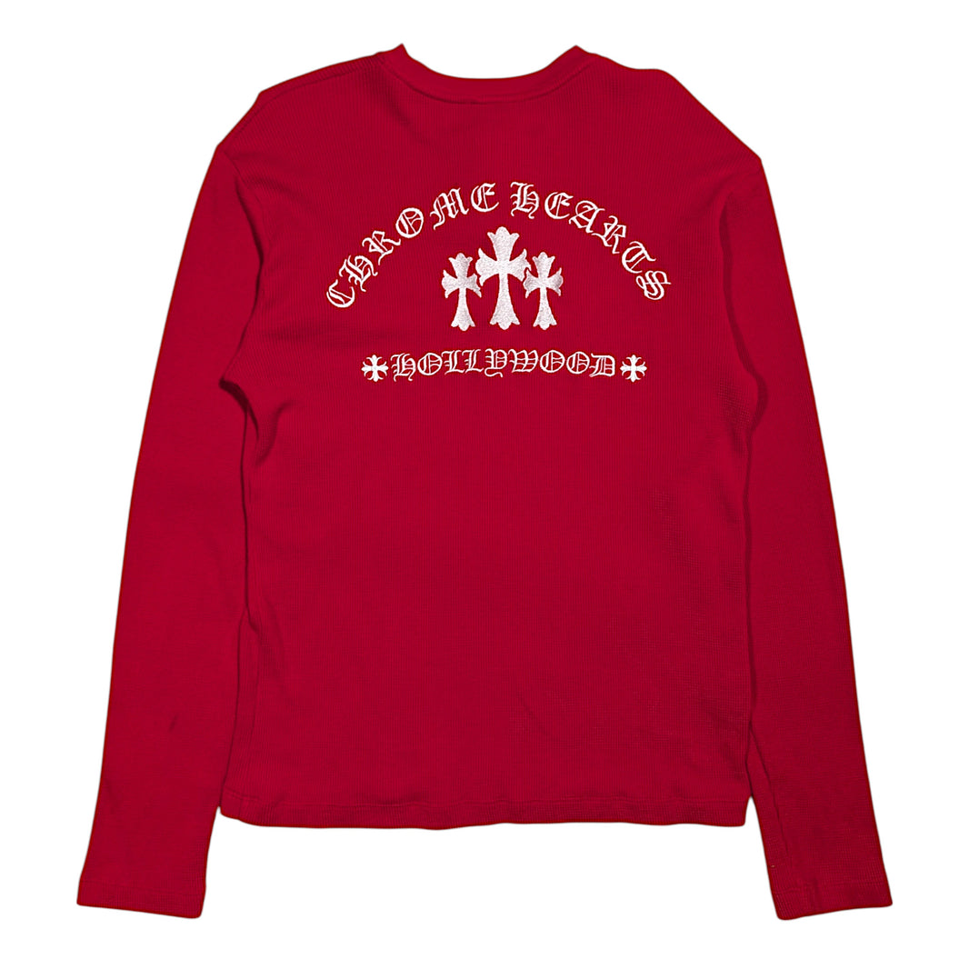 CH Triple Cross Embroidered Henley Shirt