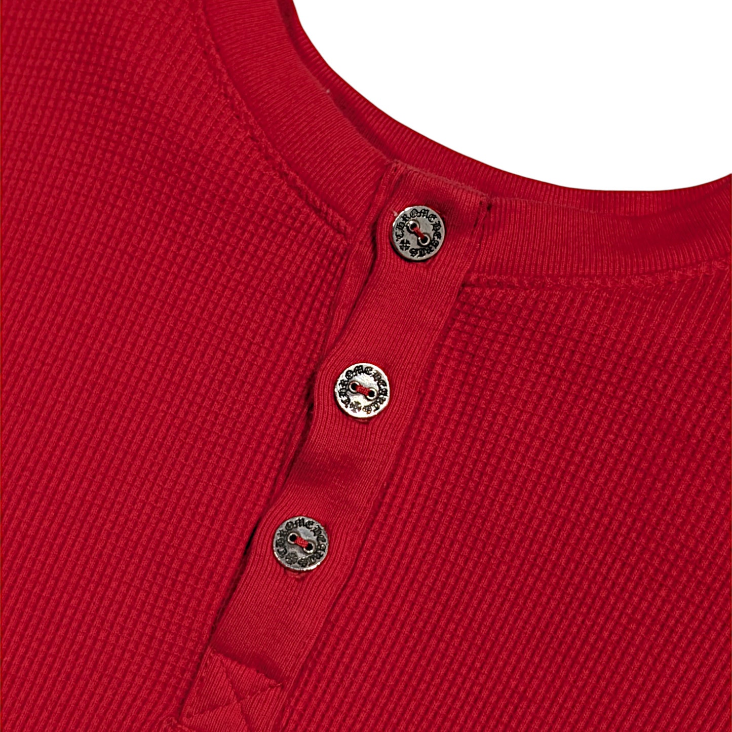 CH Triple Cross Embroidered Henley Shirt