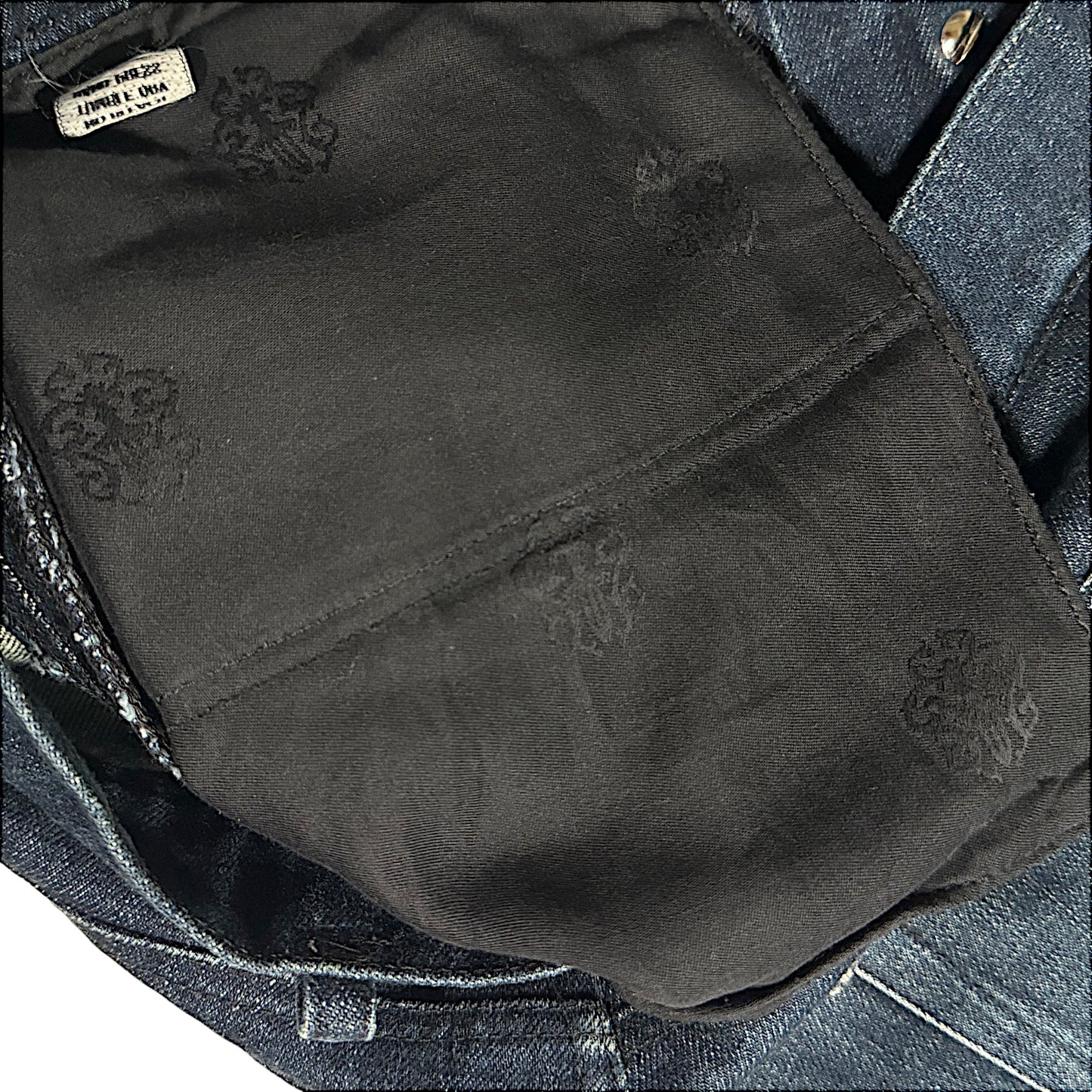 chrome hearts denim jeans