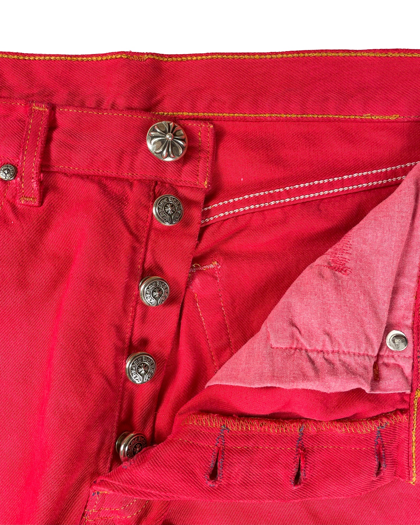 Chrome Hearts Cross Patch Vintage Levi's Jeans Archival