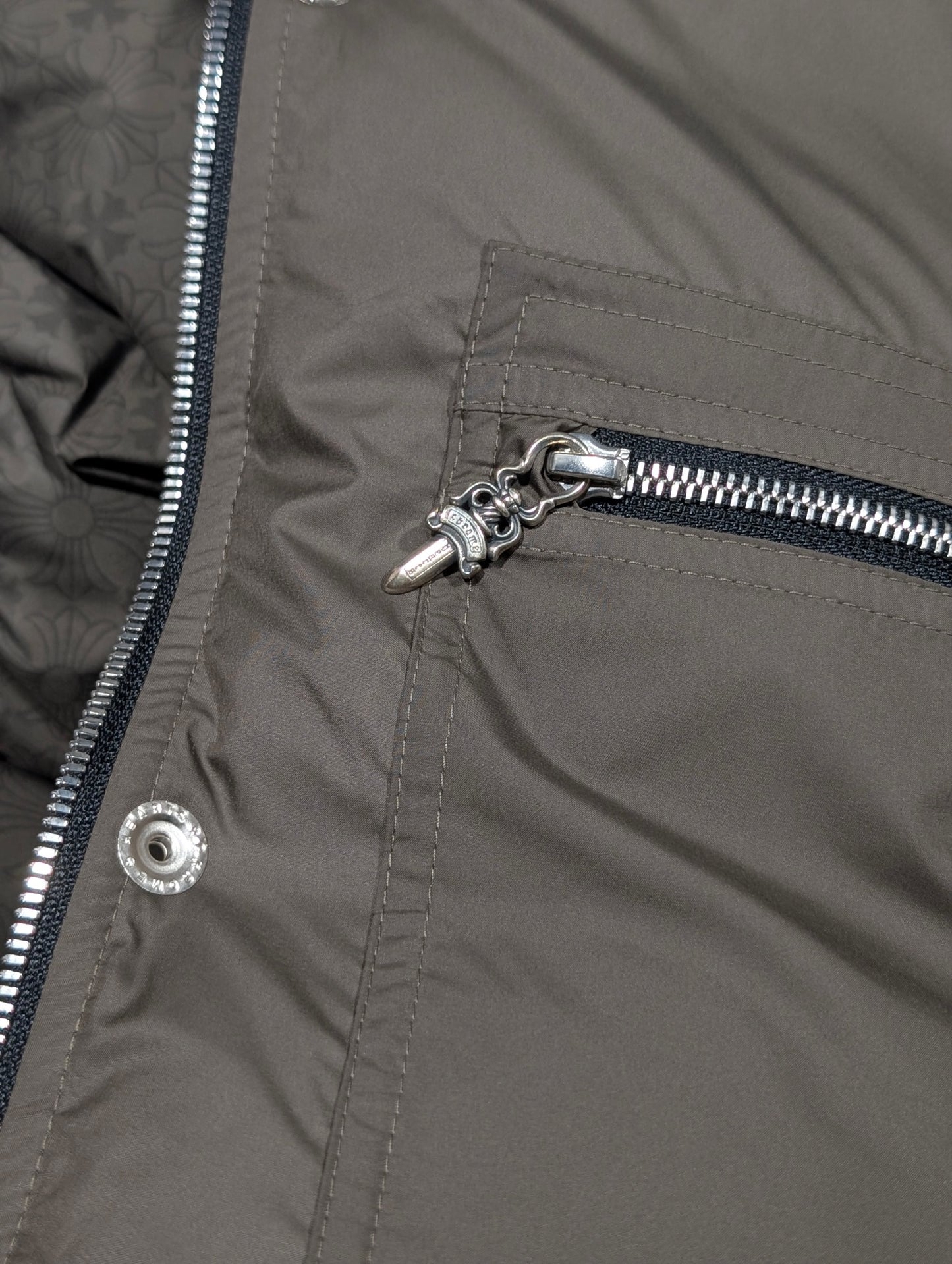 Monogram CH Plus Green Puffer Jacket