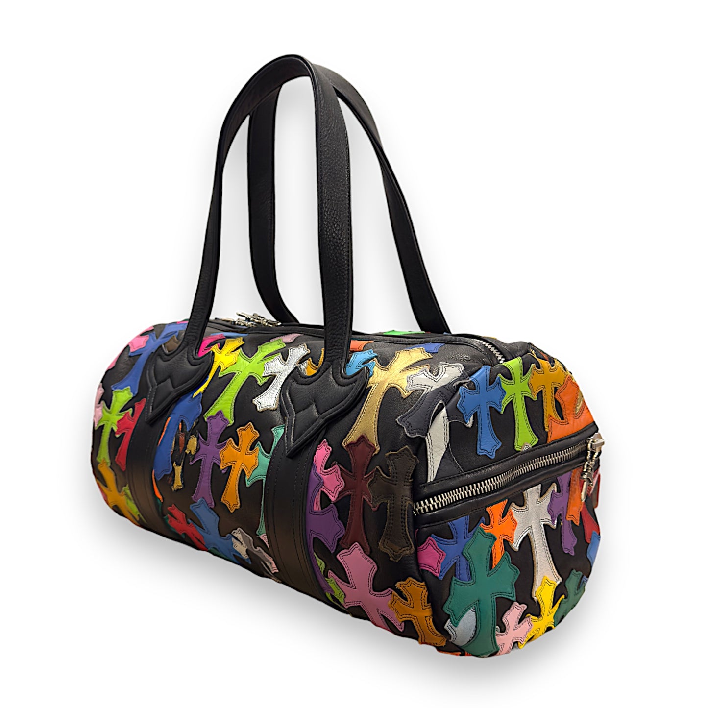 1/1 Multi Color Cross Patch Tiny Duffle