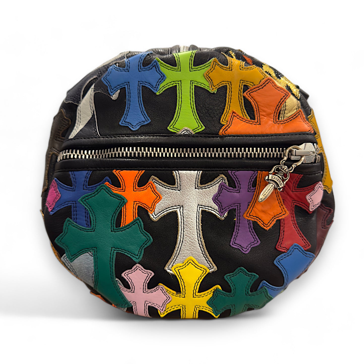 1/1 Multi Color Cross Patch Tiny Duffle
