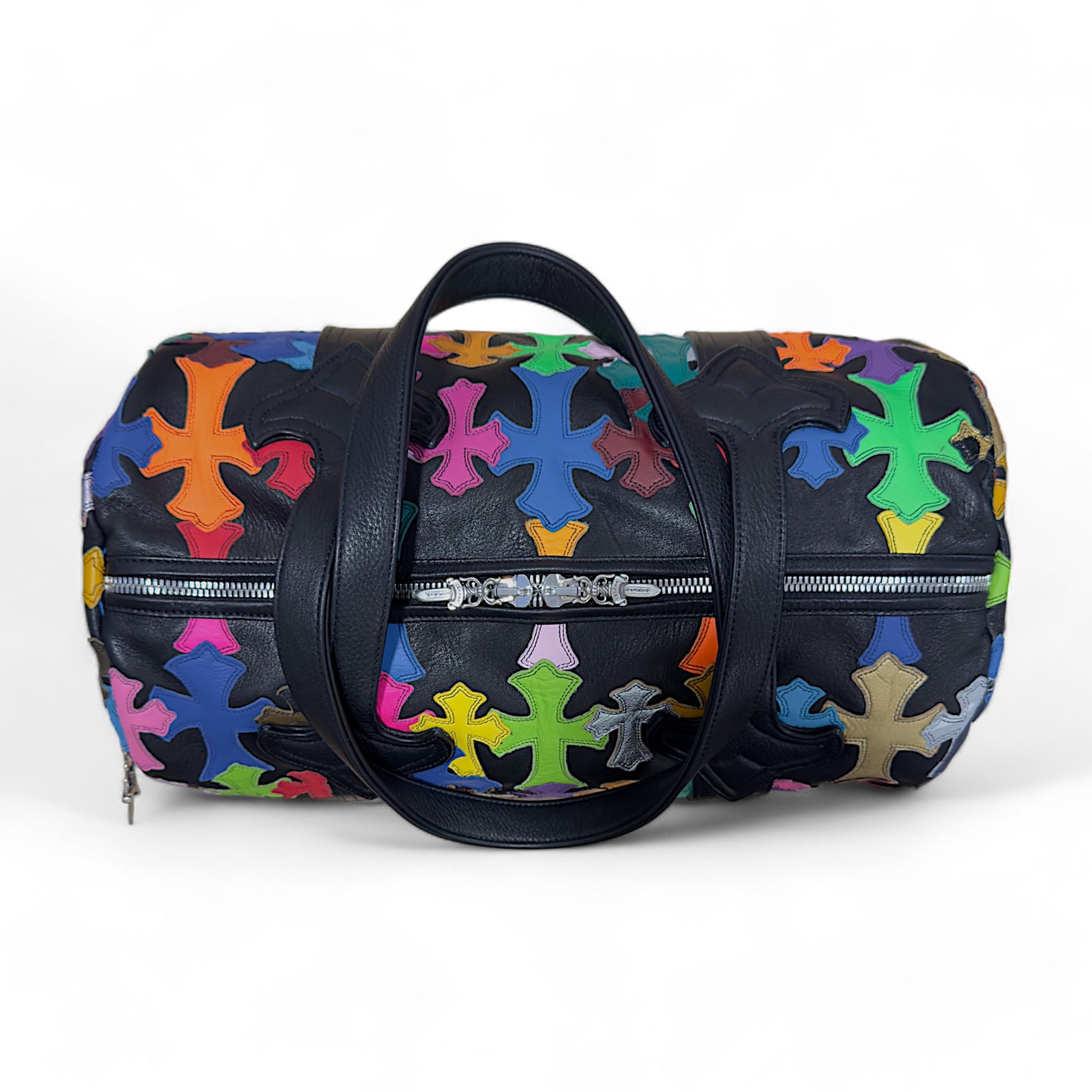 1/1 Multi Color Cross Patch Tiny Duffle