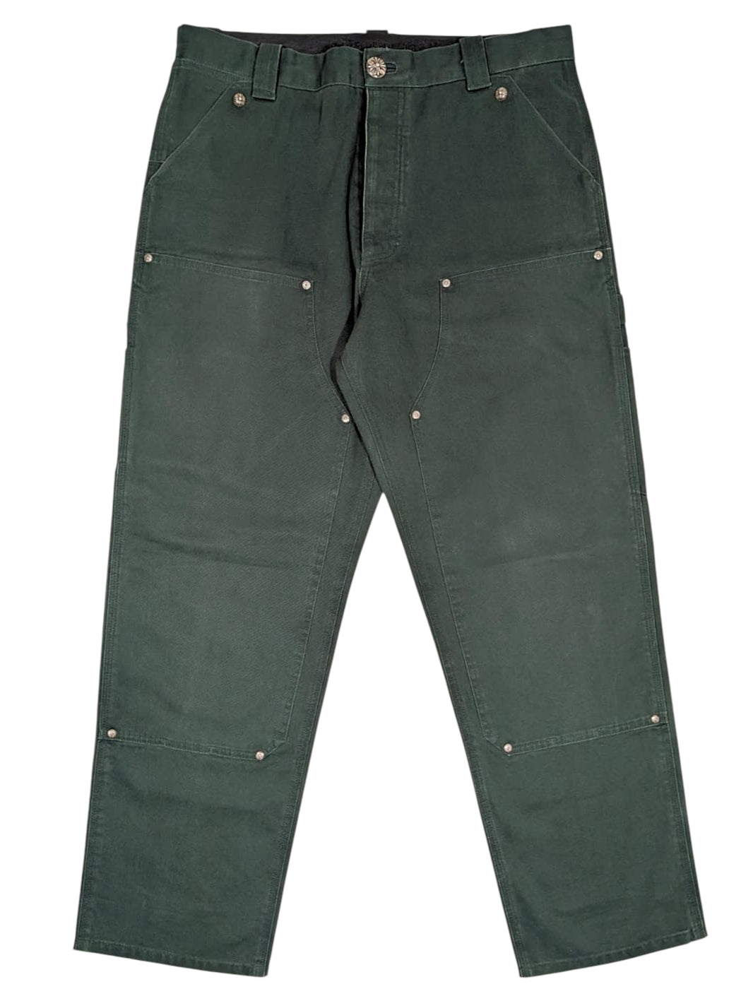 Japan Exclusive Green Double Knee Carpenter Pants