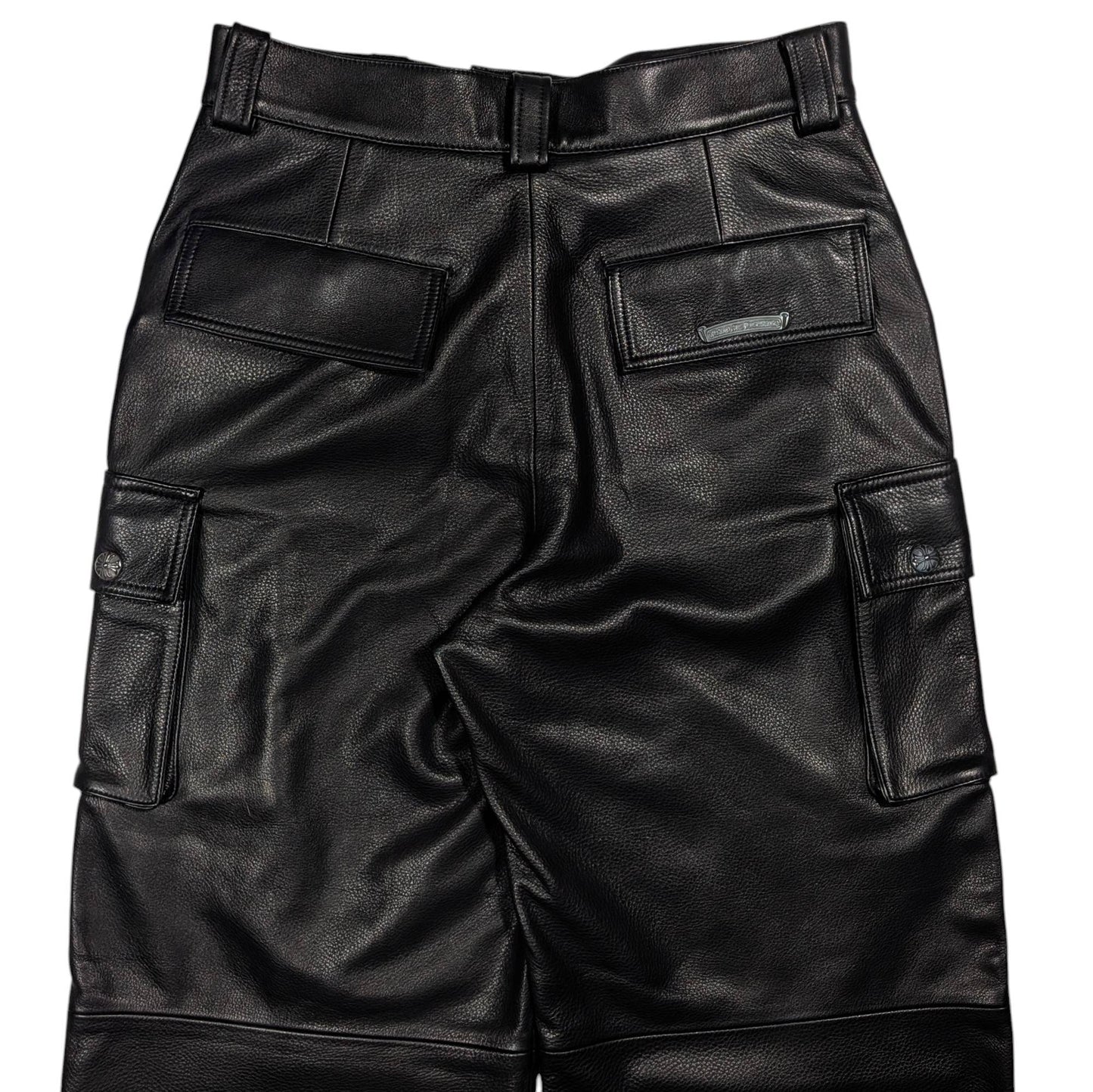 chrome heart leather pants