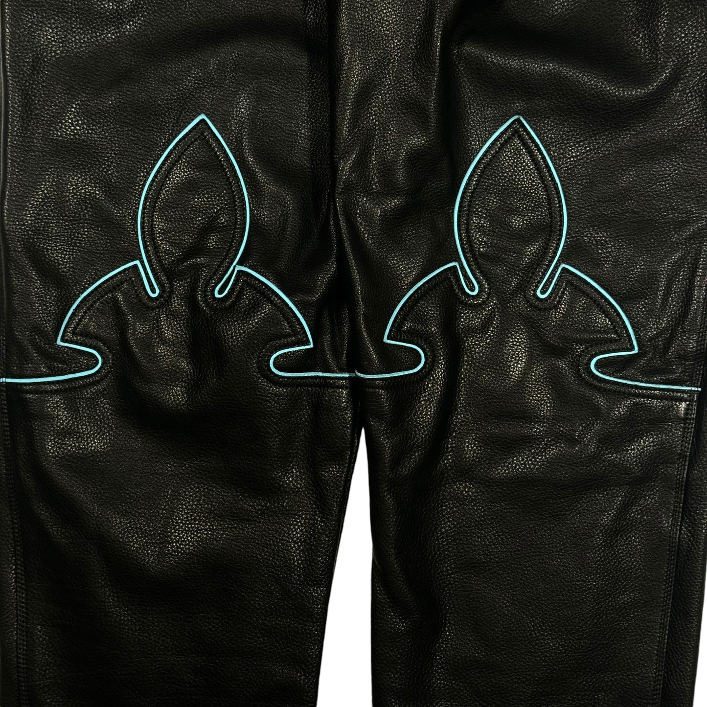 Chrome Heart Leather Pants
