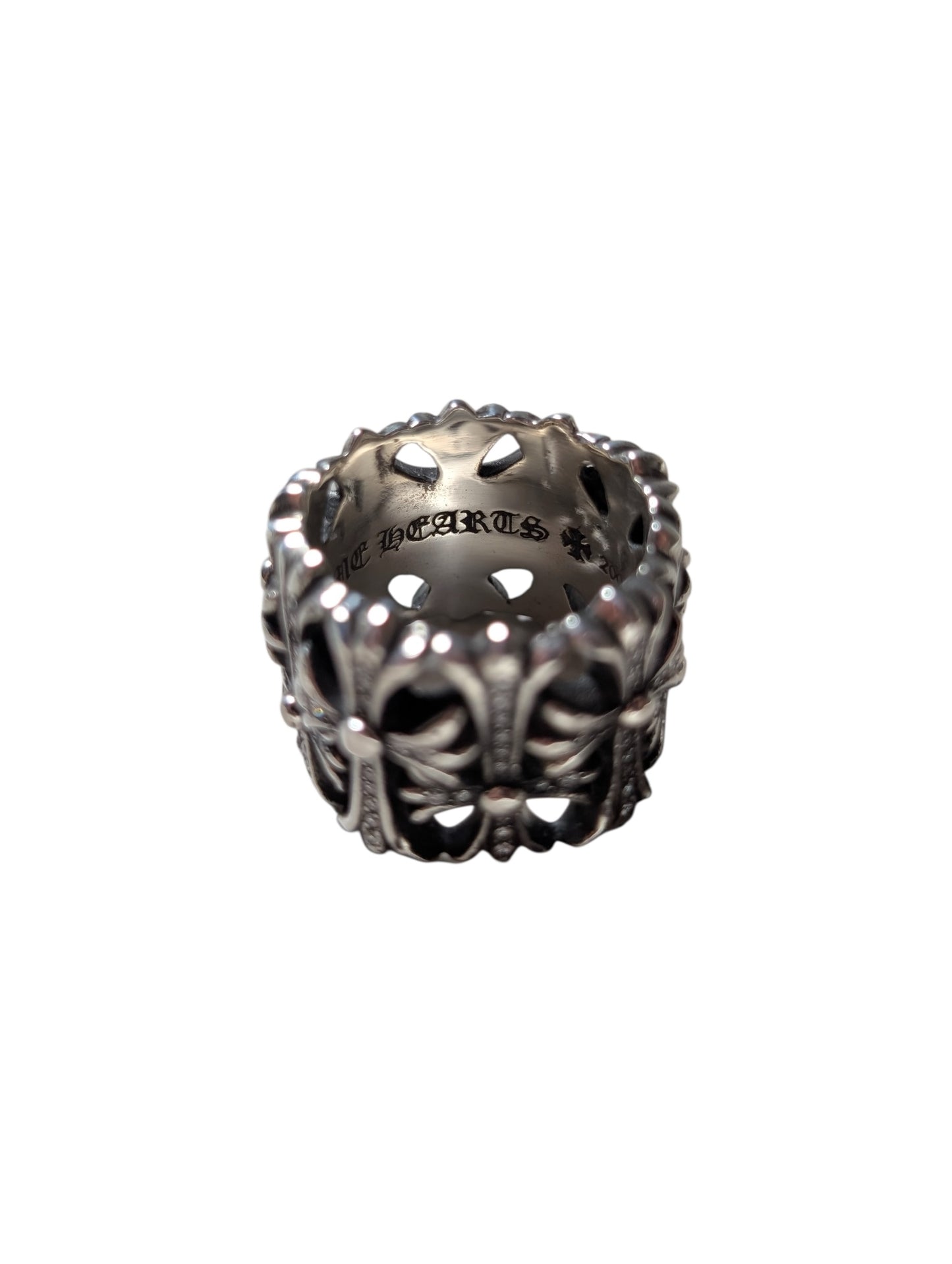 Diamond Cemetery Cross Ring